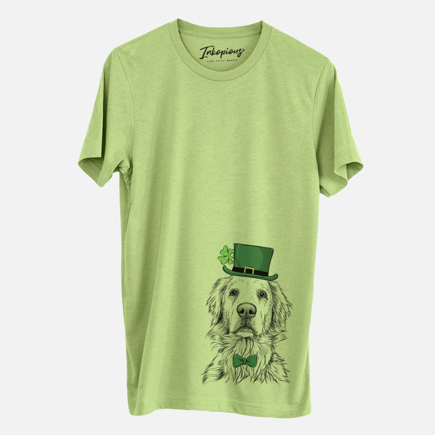 St. Patrick's Jake aroni the Golden Retriever - Unisex Crewneck - Image 3