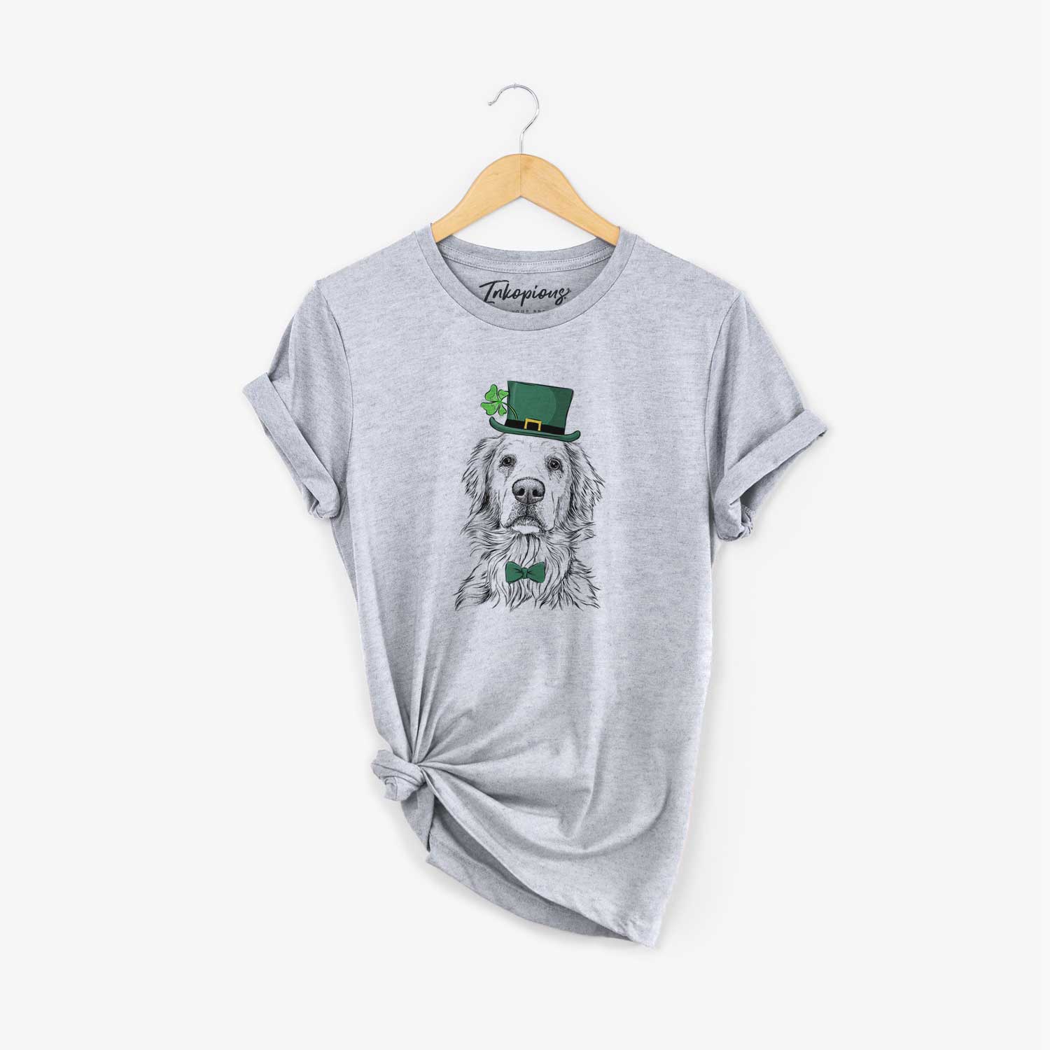 St. Patrick's Jake aroni the Golden Retriever - Unisex Crewneck - Image 5