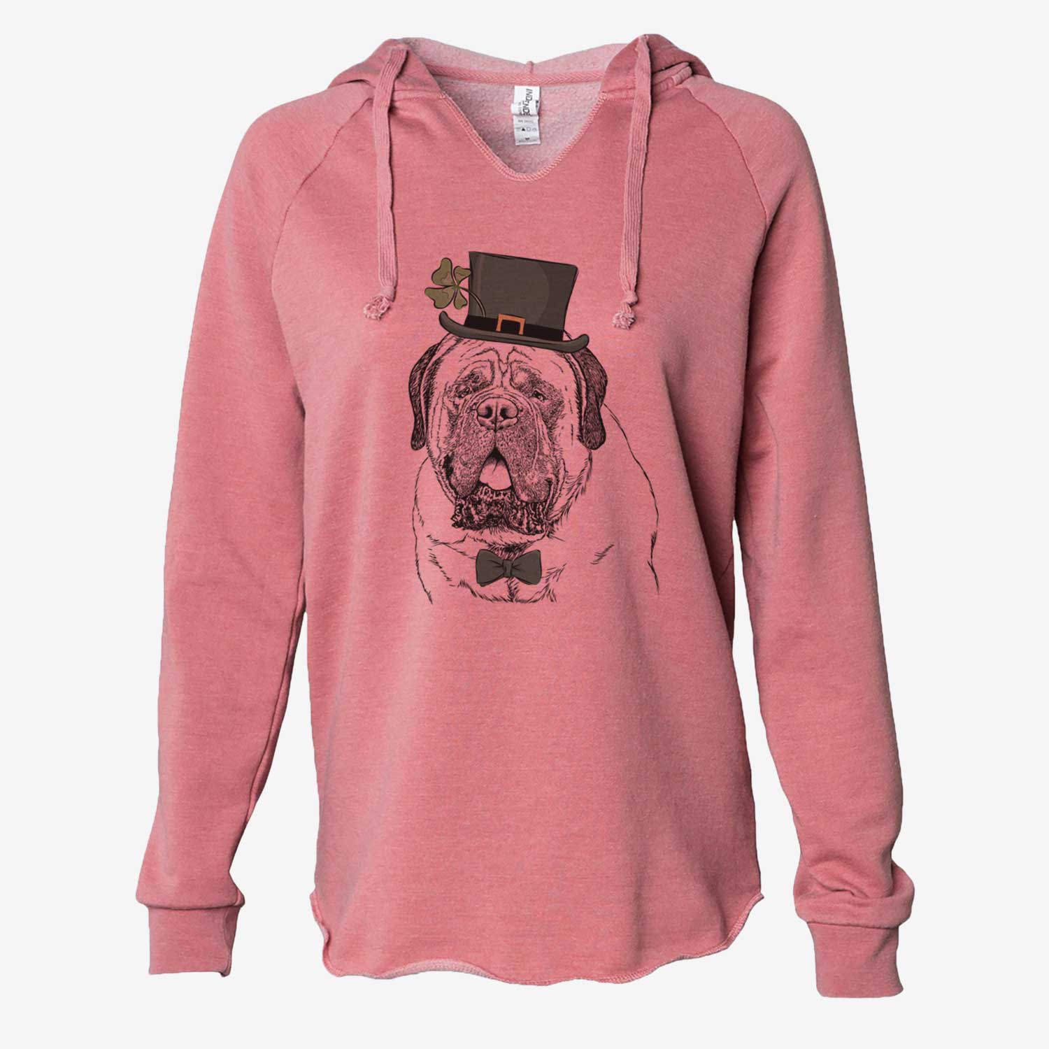 St. Patrick's Jed the English Mastiff - Cali Wave Hooded Sweatshirt - Image 5
