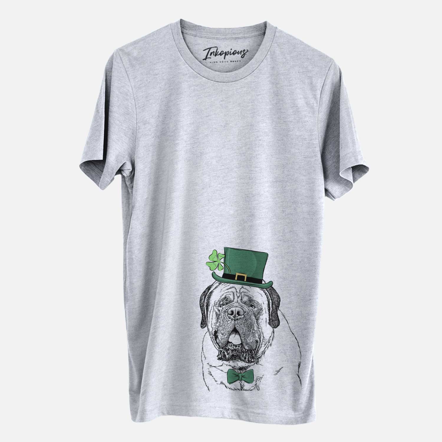St. Patrick's Jed the English Mastiff - Unisex Crewneck - Image 2