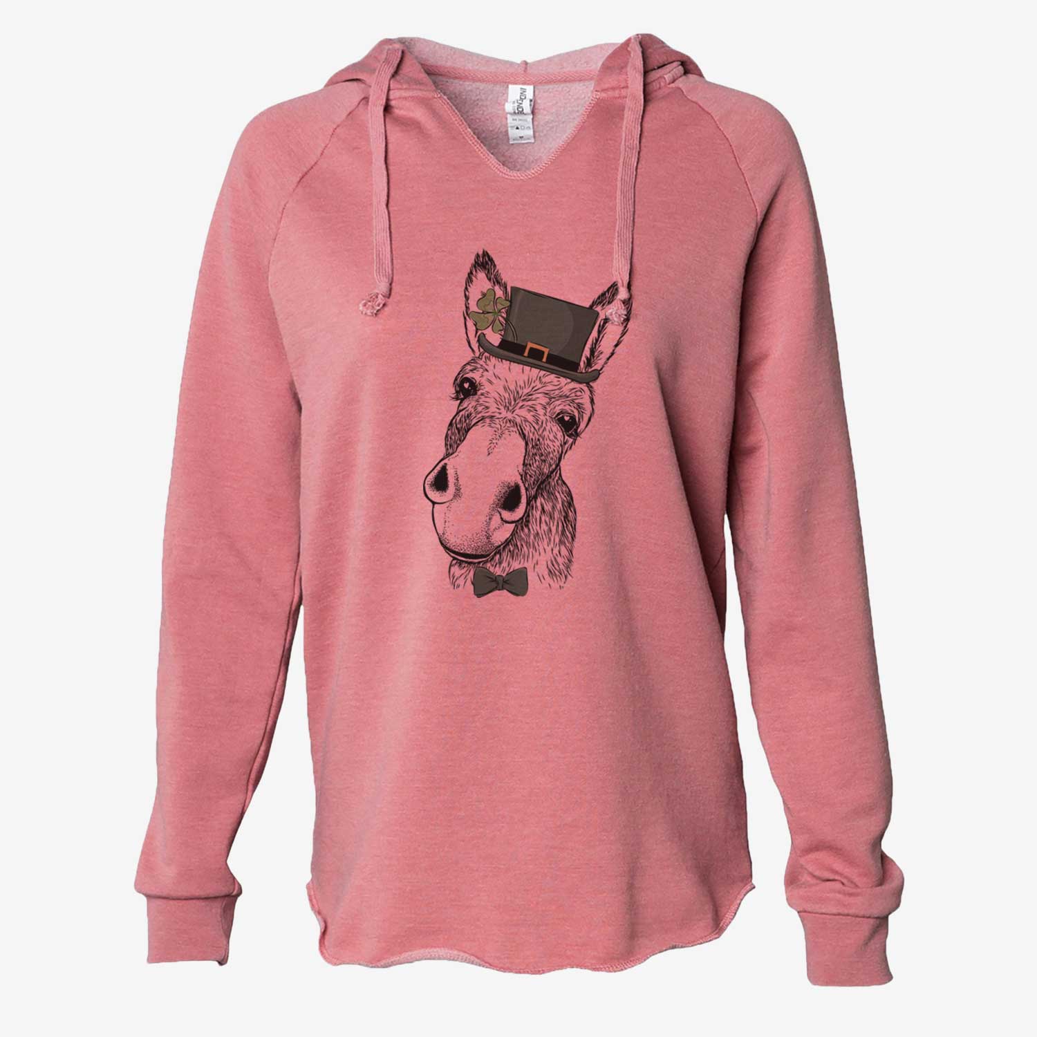 St. Patrick's Jenny the Donkey - Cali Wave Hooded Sweatshirt - Image 5