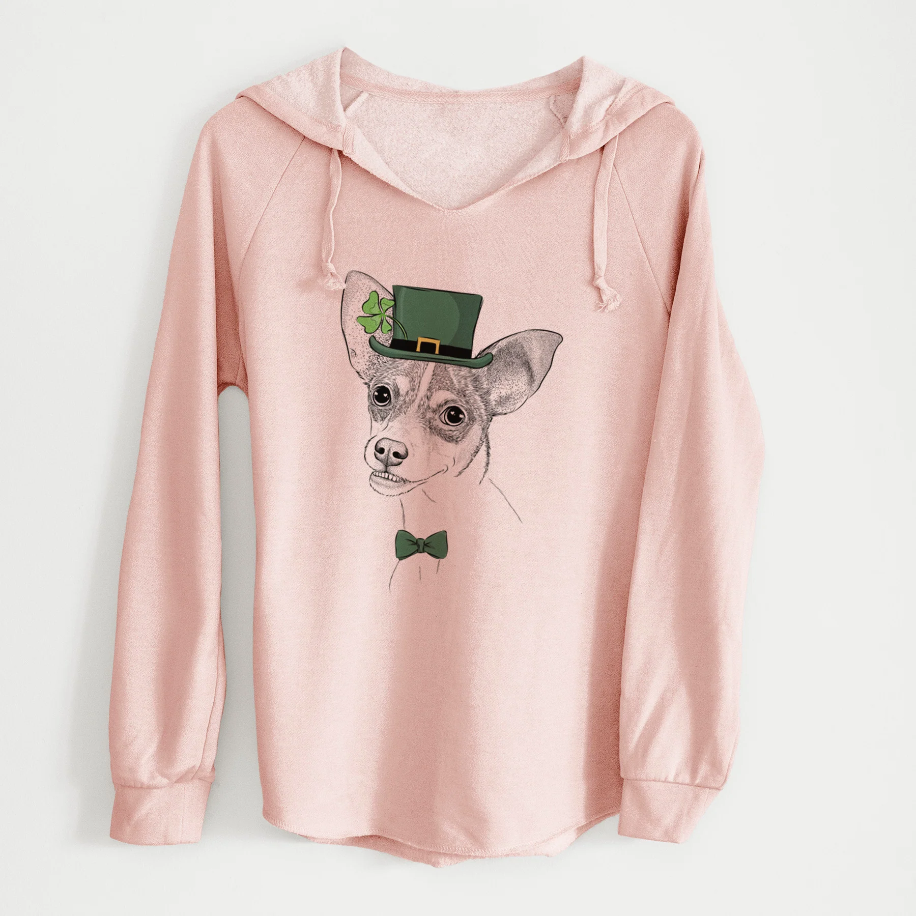 St. Patrick's Kailani the Chihuahua Mix - Cali Wave Hooded Sweatshirt - Image 4