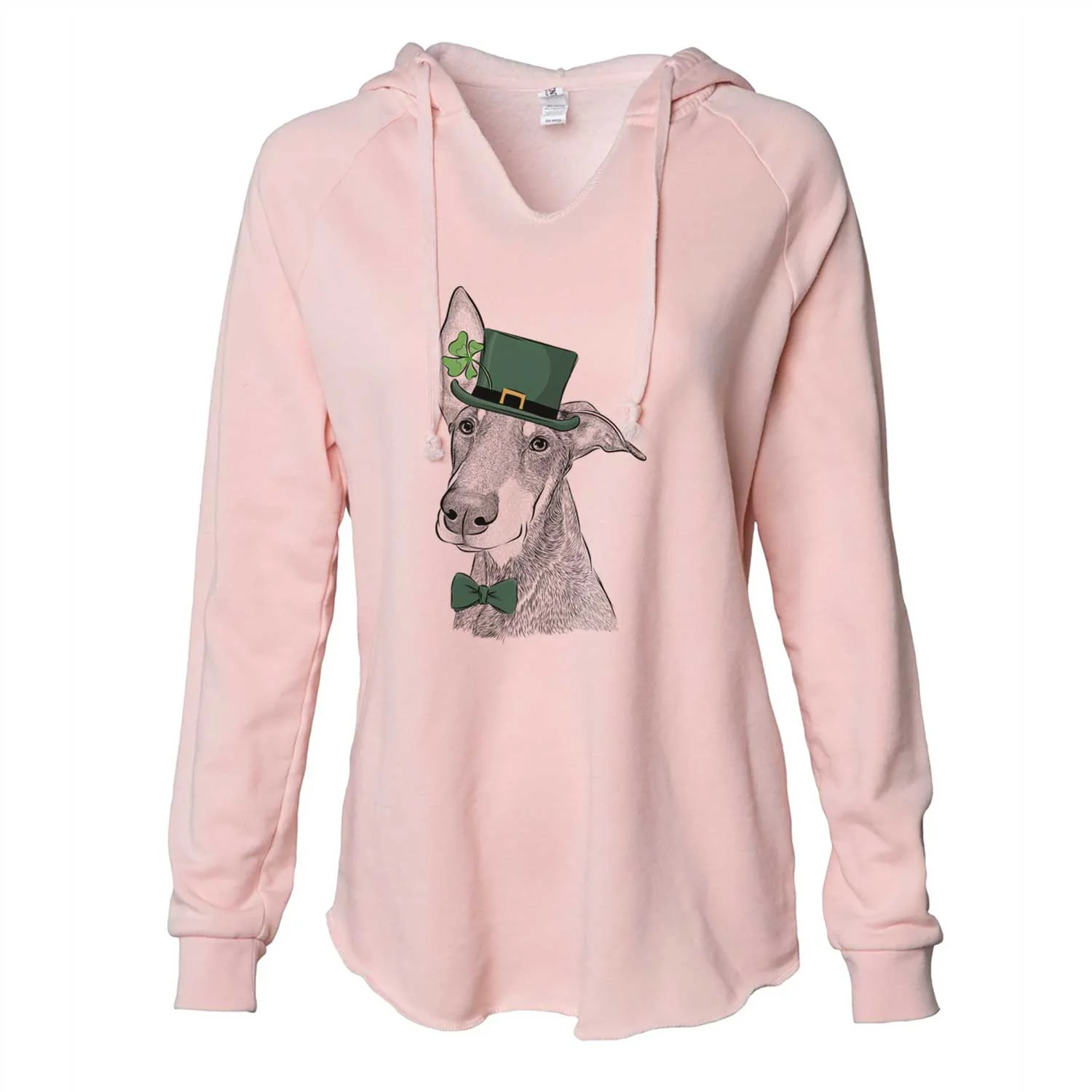 St. Patrick's Kain the Doberman Pinscher - Cali Wave Hooded Sweatshirt - Image 4