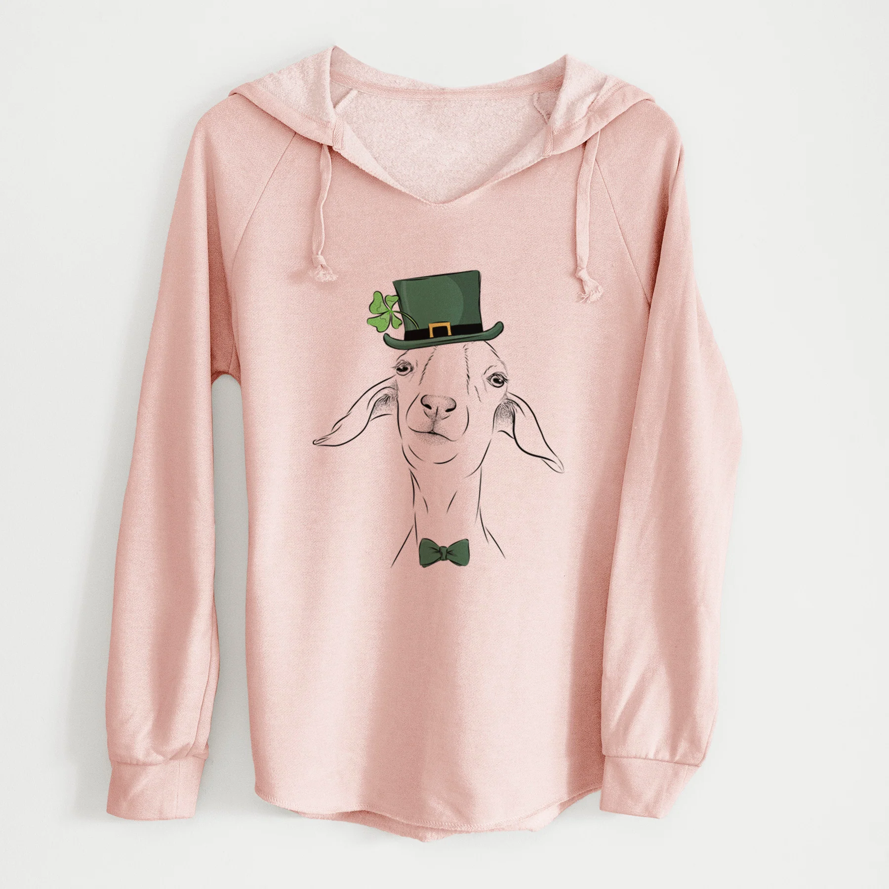 St. Patrick's Kara Dune the Spanish Boer Goat - Cali Wave Hooded Sweatshirt - Image 4