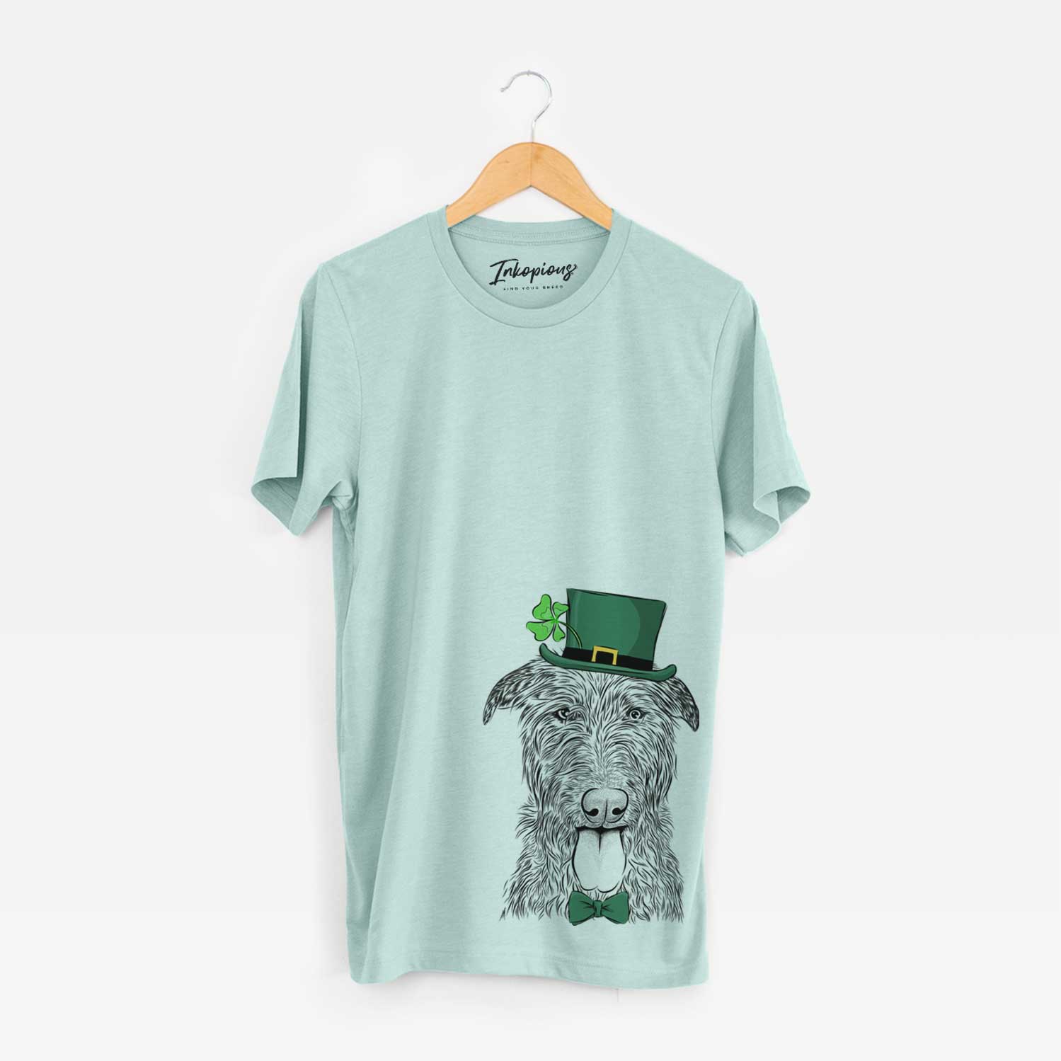 St. Patrick's Keeva the Irish Wolfhound - Unisex Crewneck - Image 4