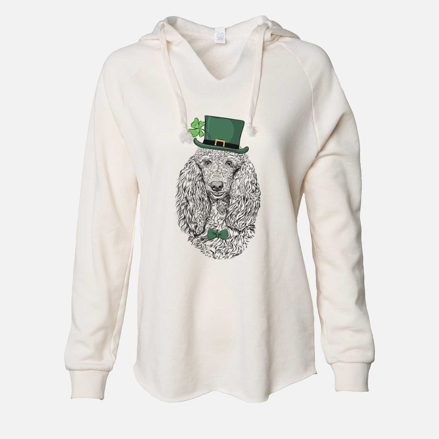 St. Patrick's Kenna the Standard Poodle - Cali Wave Hooded Sweatshirt - Image 7