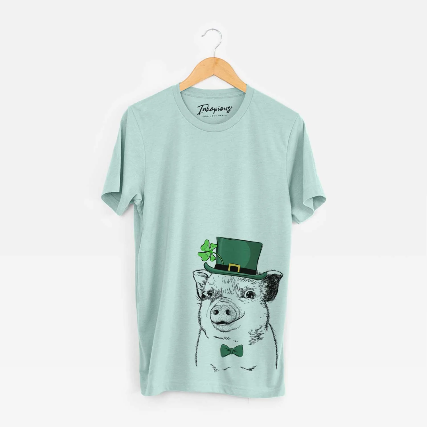 St. Patrick's Kevin the Spotted Pig - Unisex Crewneck - Image 4
