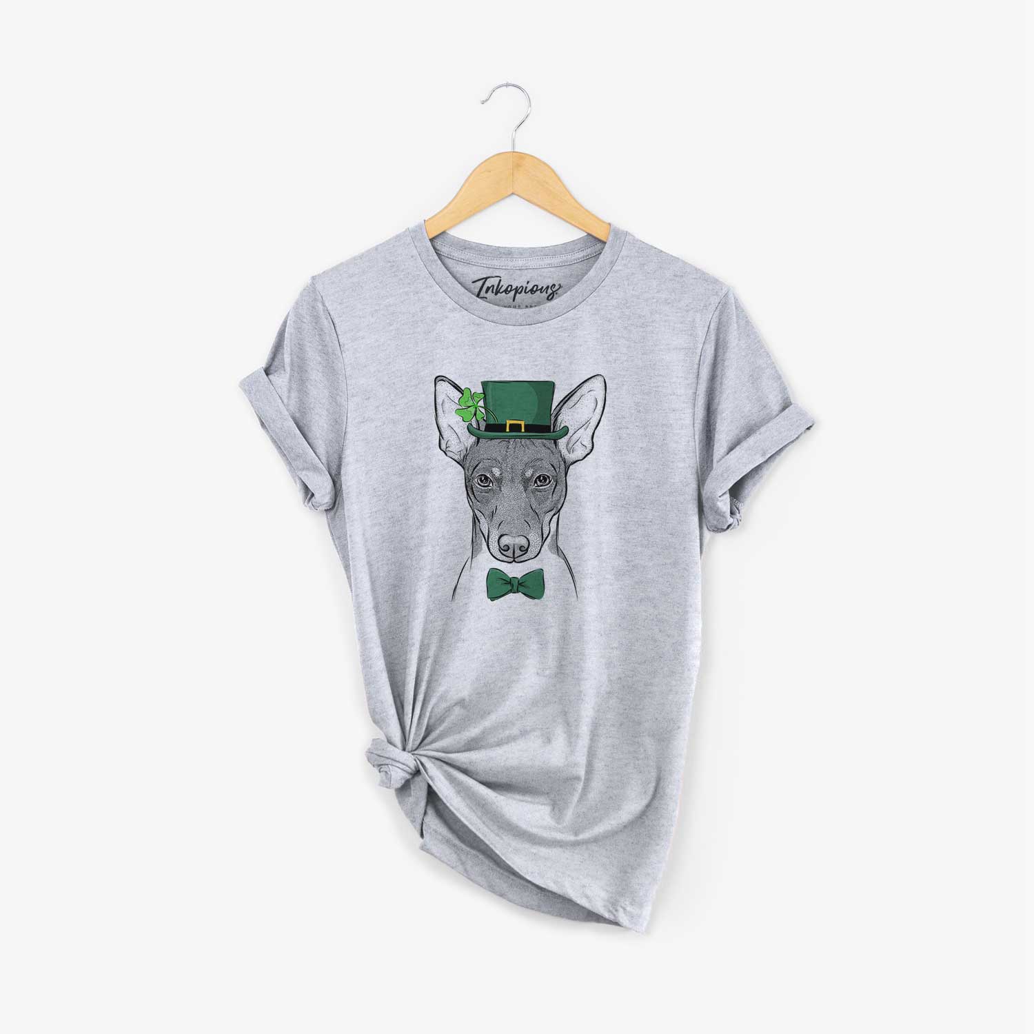 St. Patrick's Knox the Rat Terrier - Unisex Crewneck - Image 5