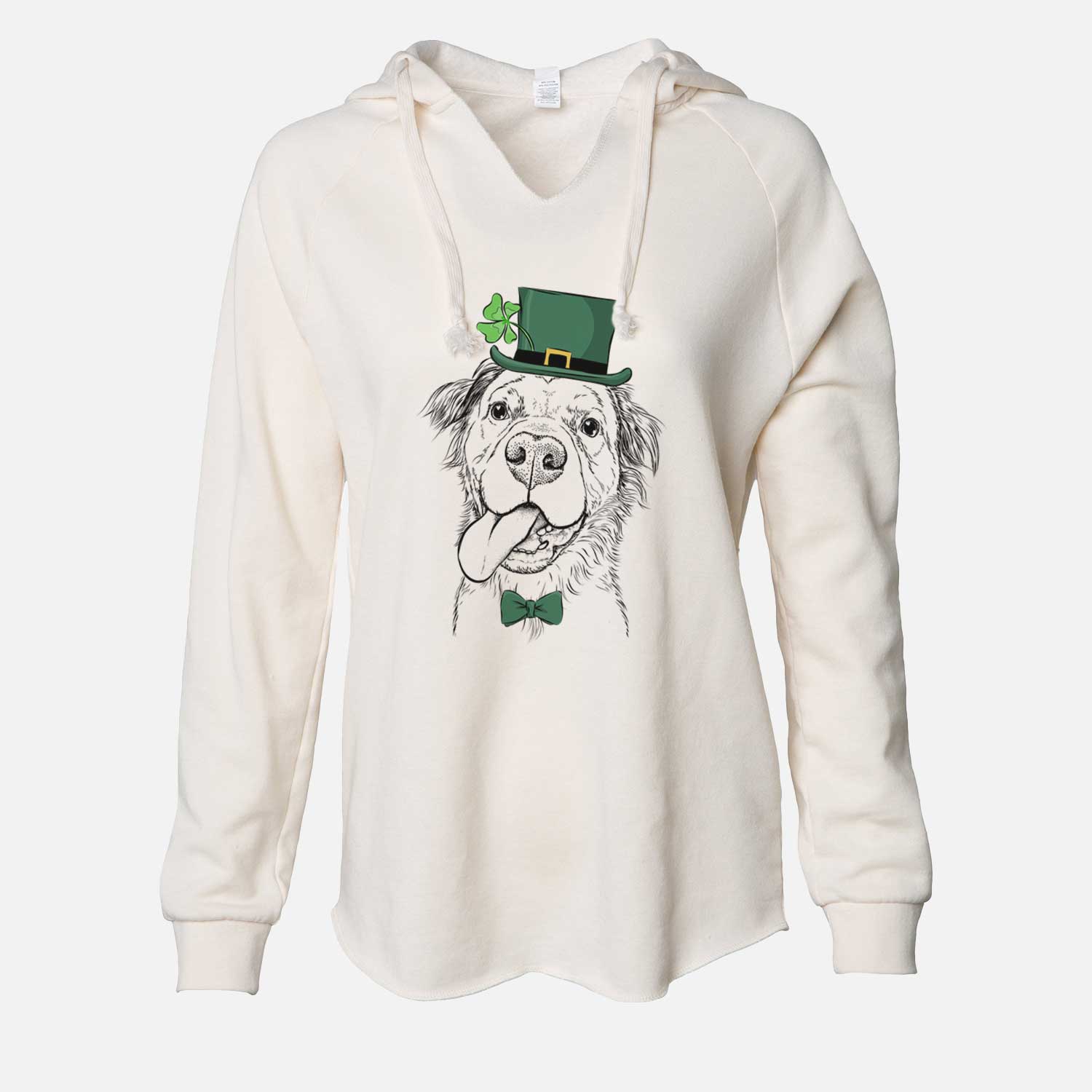 St. Patrick's Koda the Pitbull Chow Mix - Cali Wave Hooded Sweatshirt - Image 7