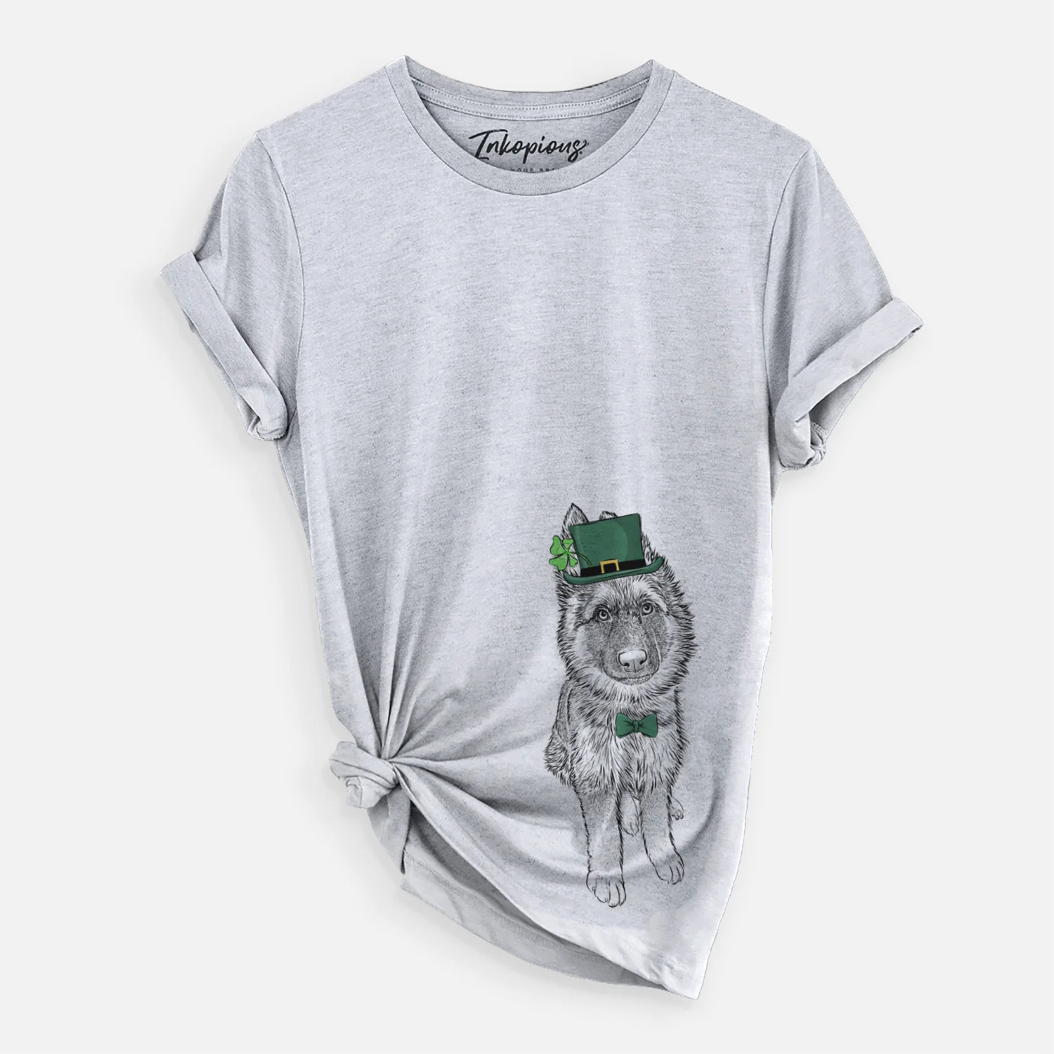 St. Patrick's Kuyo the German Shepherd - Unisex Crewneck - Image 2