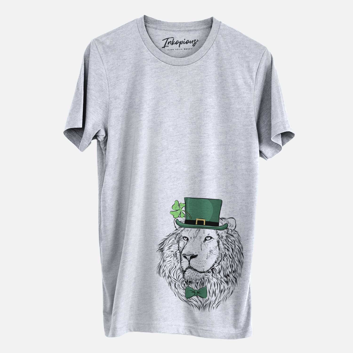 St. Patrick's Lenny the Lion - Unisex Crewneck - Image 2