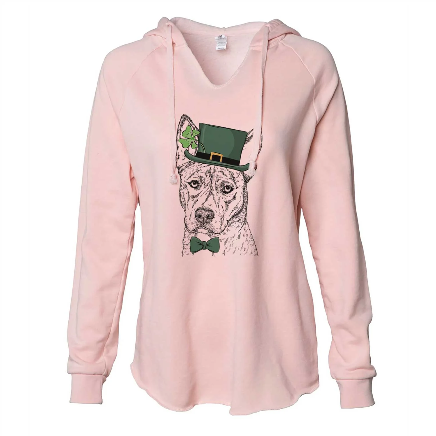 St. Patrick's Leo the Ibizan Hound Bull Mastiff Mix - Cali Wave Hooded Sweatshirt - Image 4