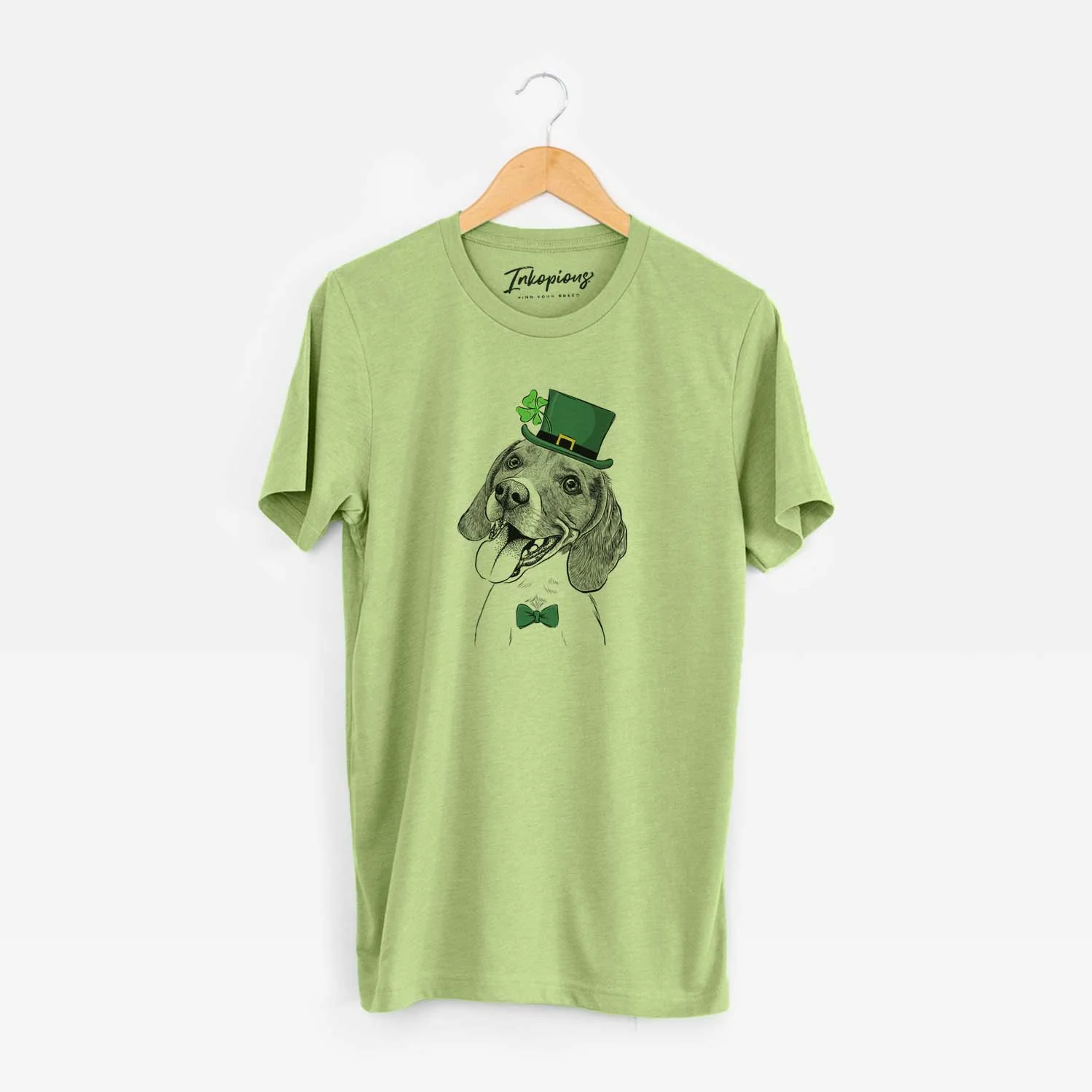 St. Patrick's Little Bandit the Beagle - Unisex Crewneck - Image 6