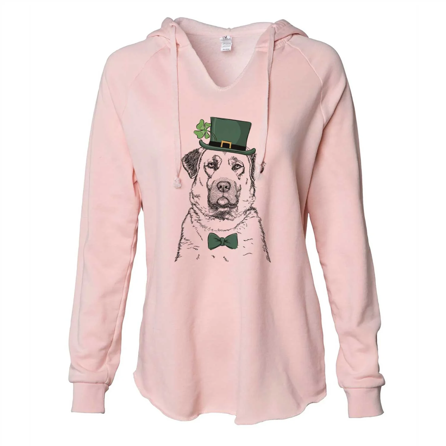 St. Patrick's Loca the Anatolian Shepherd - Cali Wave Hooded Sweatshirt - Image 4