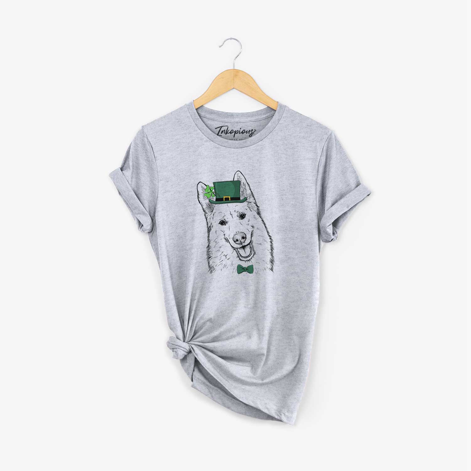 St. Patrick's Loki the Husky Shepherd Mix - Unisex Crewneck - Image 5