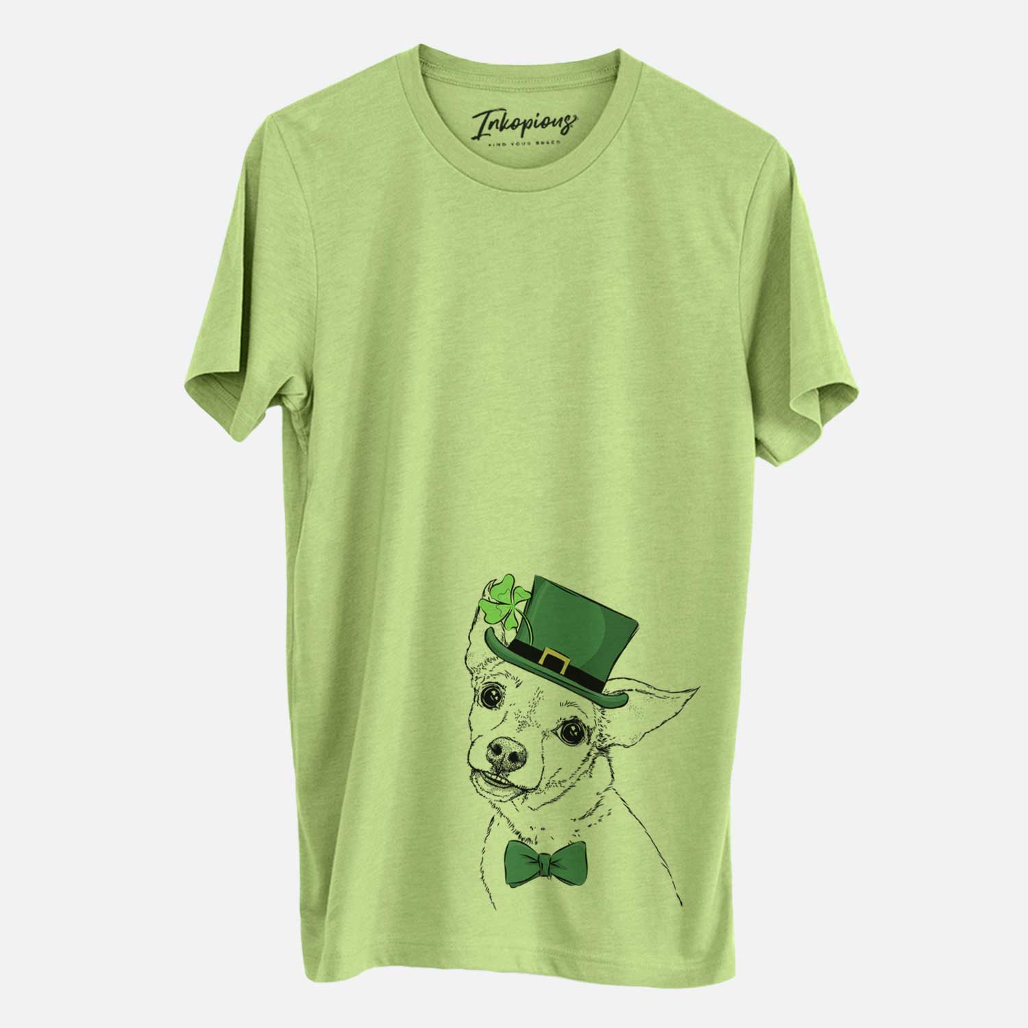 St. Patrick's Lola the Chiweenie - Unisex Crewneck - Image 3