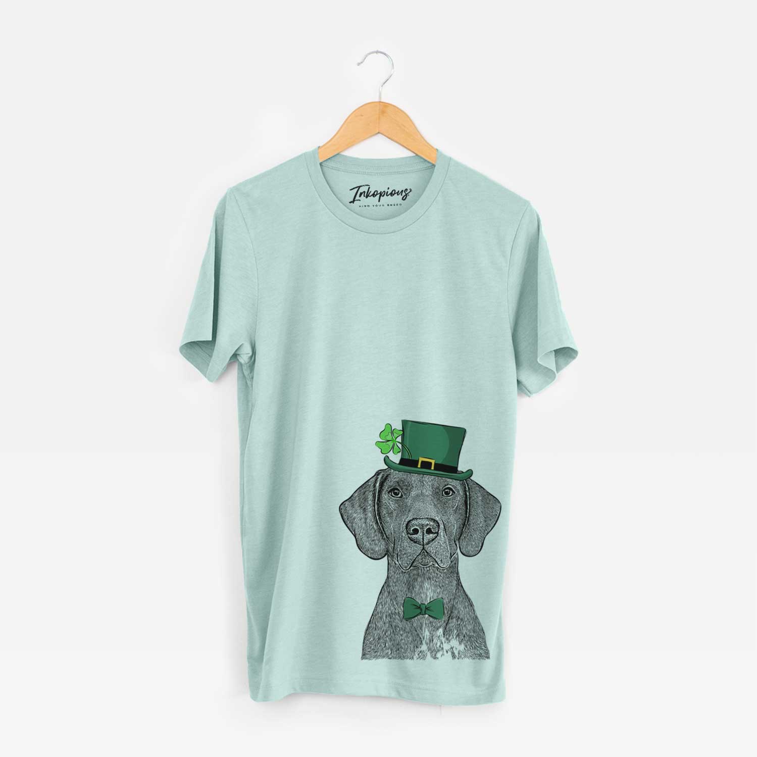 St. Patrick's Lucifer the German Shorthaired Pointer - Unisex Crewneck - Image 4