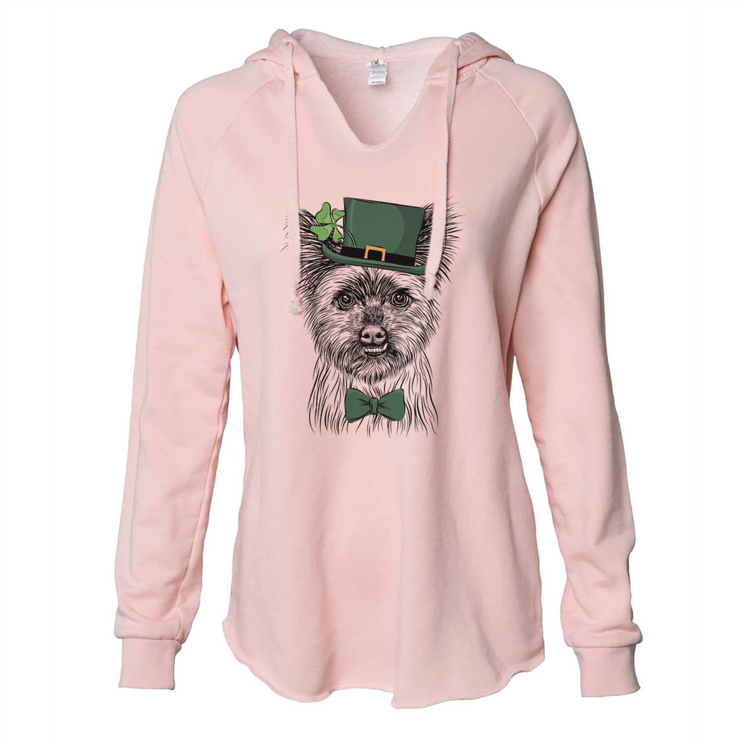 St. Patrick's Lucy the Mixed Breed - Cali Wave Hooded Sweatshirt - Image 4