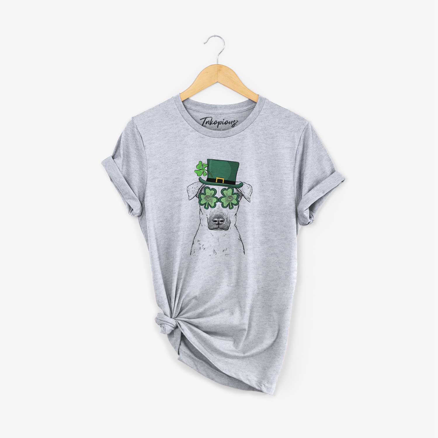 St. Patrick's Luna the Black Mouth Cur - Unisex Crewneck - Image 5