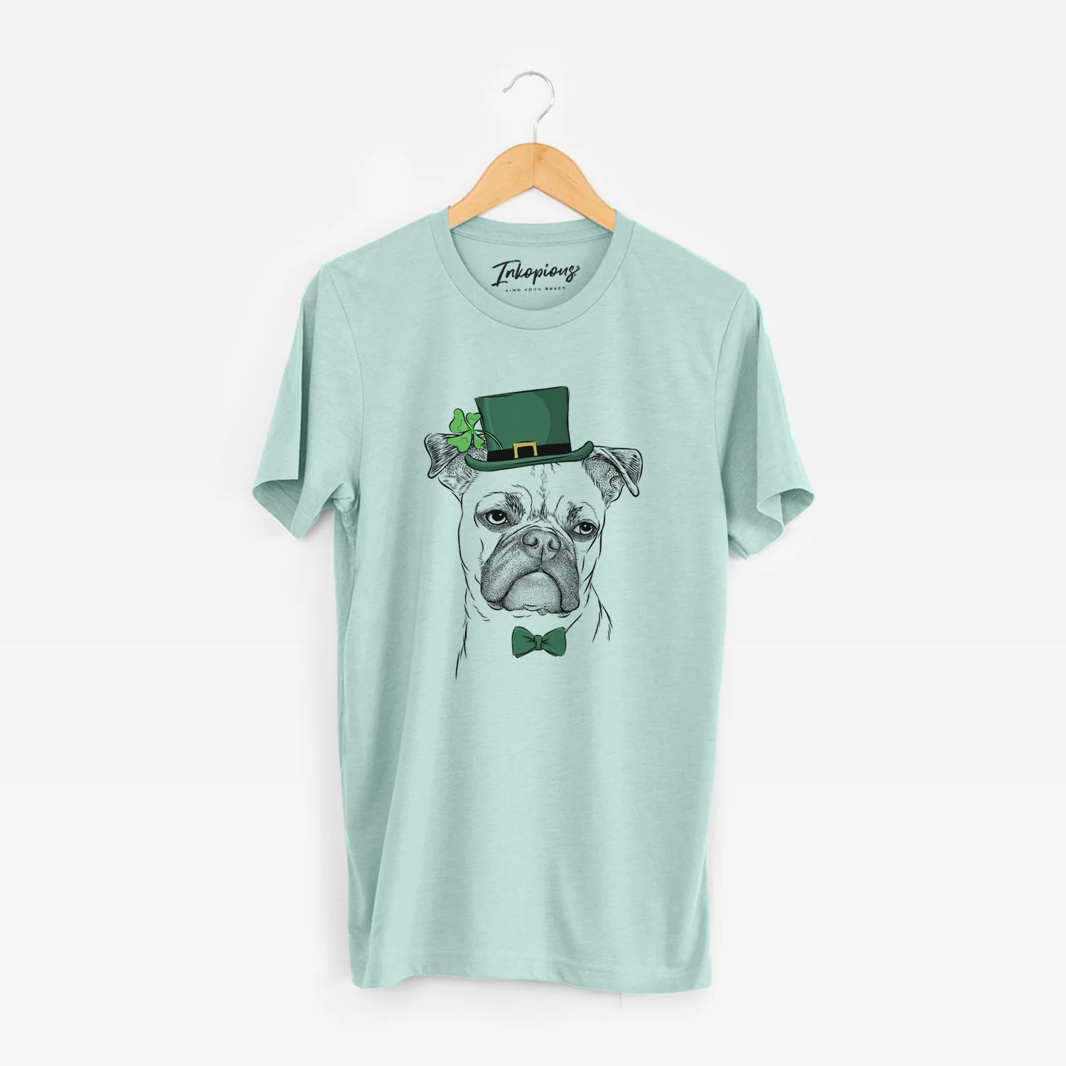 St. Patrick's Mack the Bugg (Boston Terrier/Pug) - Unisex Crewneck - Image 7