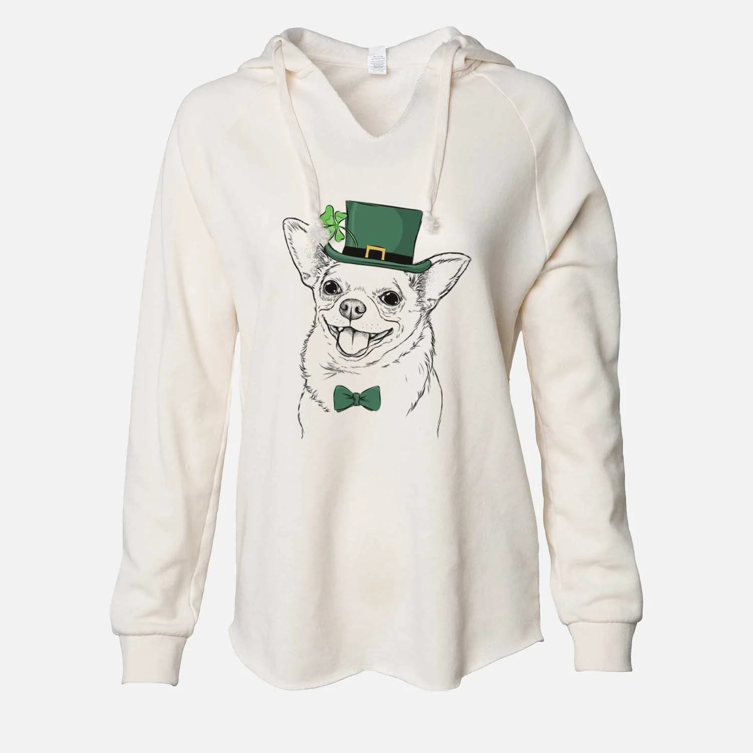 St. Patrick's Maddison Pearl the Chihuahua - Cali Wave Hooded Sweatshirt - Image 7