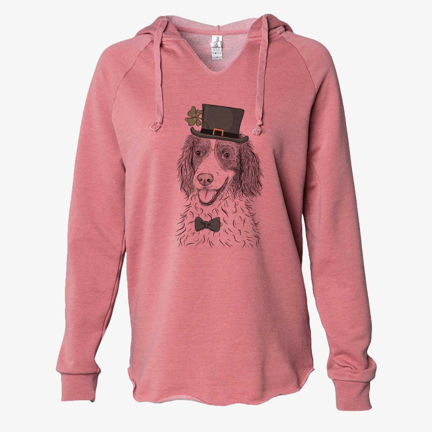 St. Patrick's Maggie the Springer Spaniel - Cali Wave Hooded Sweatshirt - Image 5