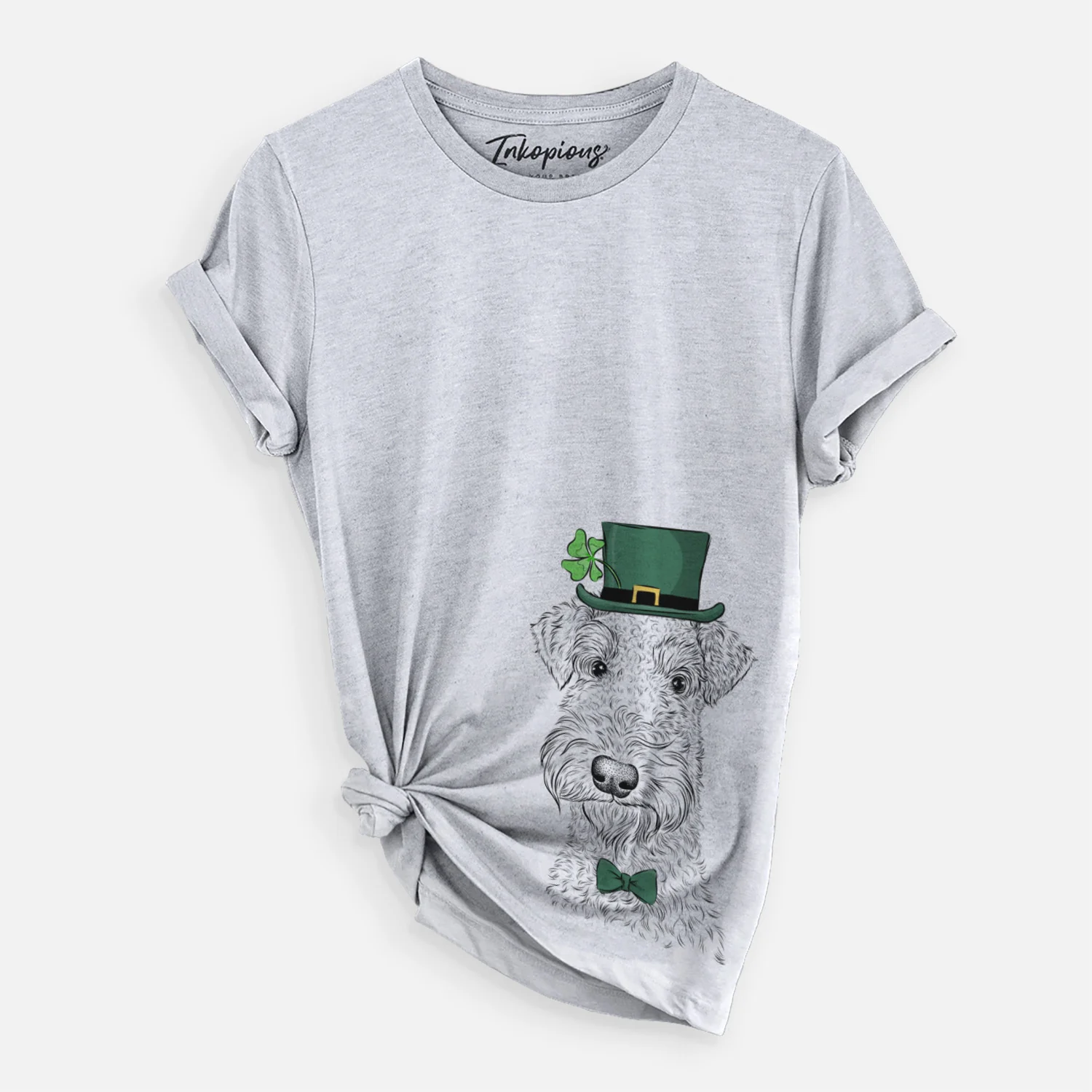 St. Patrick's Roc Haven Maggie May the Airedale Terrier - Unisex Crewneck - Image 2