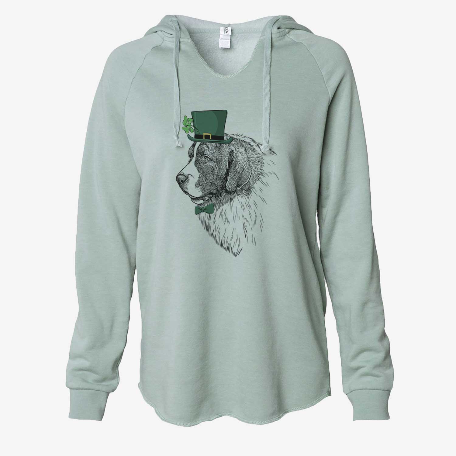 St. Patrick's Magnus the Pyrenean Mastiff - Cali Wave Hooded Sweatshirt - Image 6