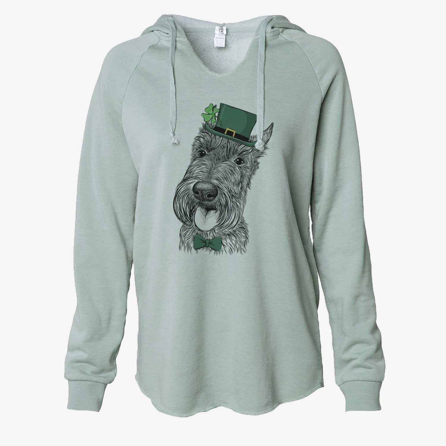 St. Patrick's Magnus the Scottish Terrier - Cali Wave Hooded Sweatshirt - Image 6