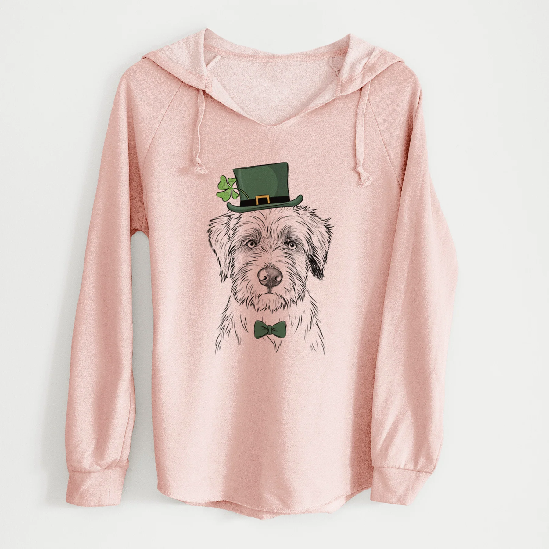 St. Patrick's Marek the Bernedoodle - Cali Wave Hooded Sweatshirt - Image 4