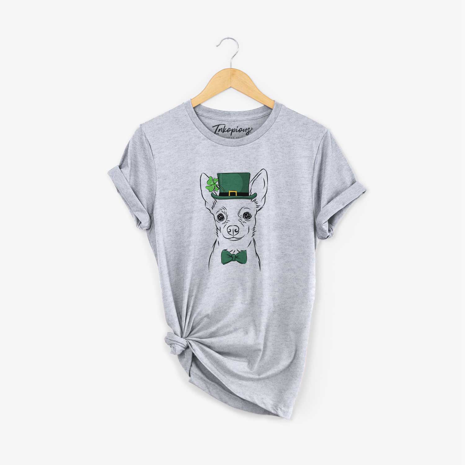 St. Patrick's Martini the Chihuahua - Unisex Crewneck - Image 5