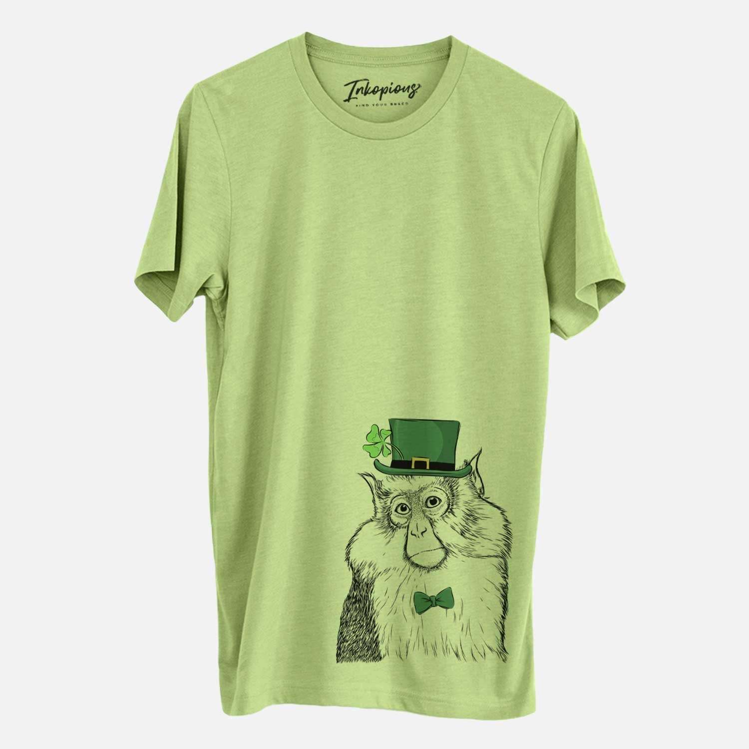 St. Patrick's Matata the Mona Monkey - Unisex Crewneck - Image 3
