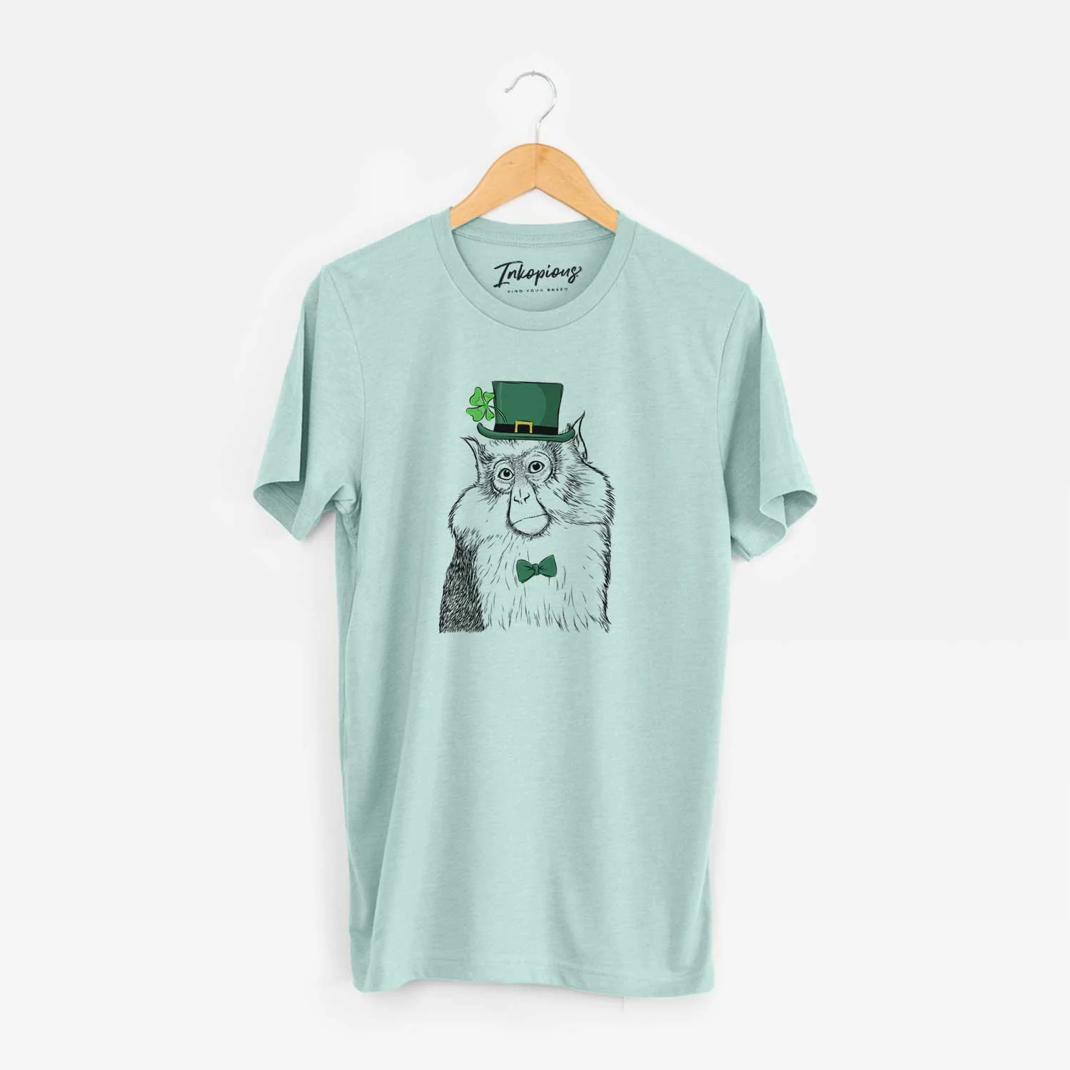 St. Patrick's Matata the Mona Monkey - Unisex Crewneck - Image 7