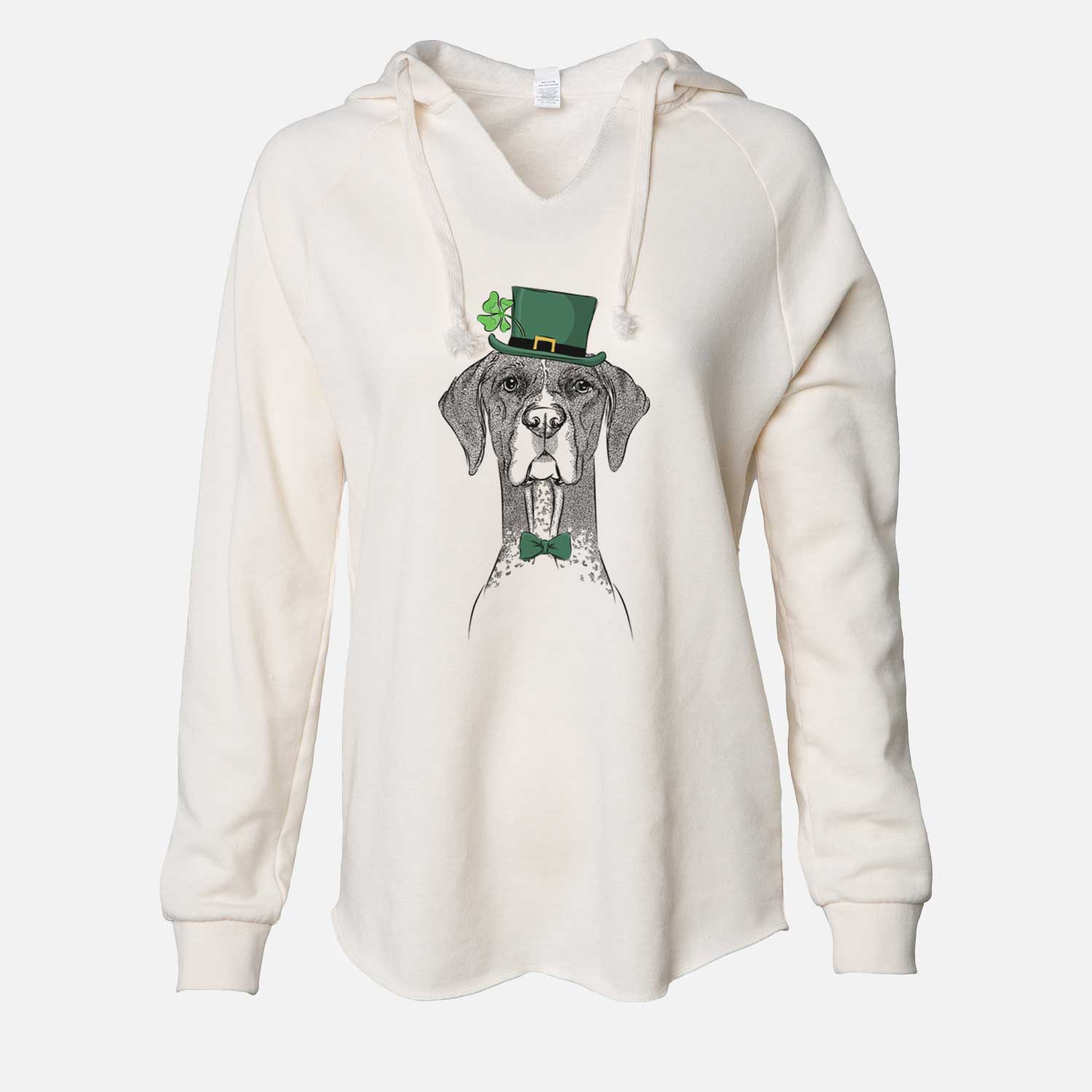 St. Patrick's Mattis the German Shorthaired Pointer - Cali Wave Hooded Sweatshirt - Image 7