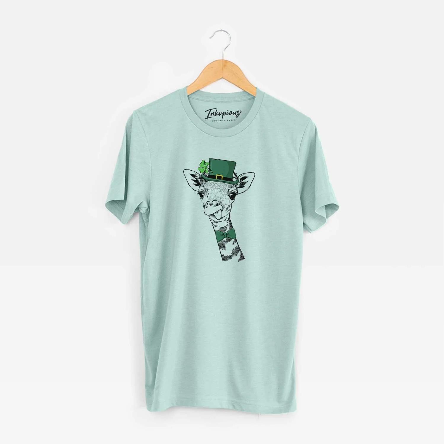 St. Patrick's Mel the Baby Giraffe - Unisex Crewneck - Image 7