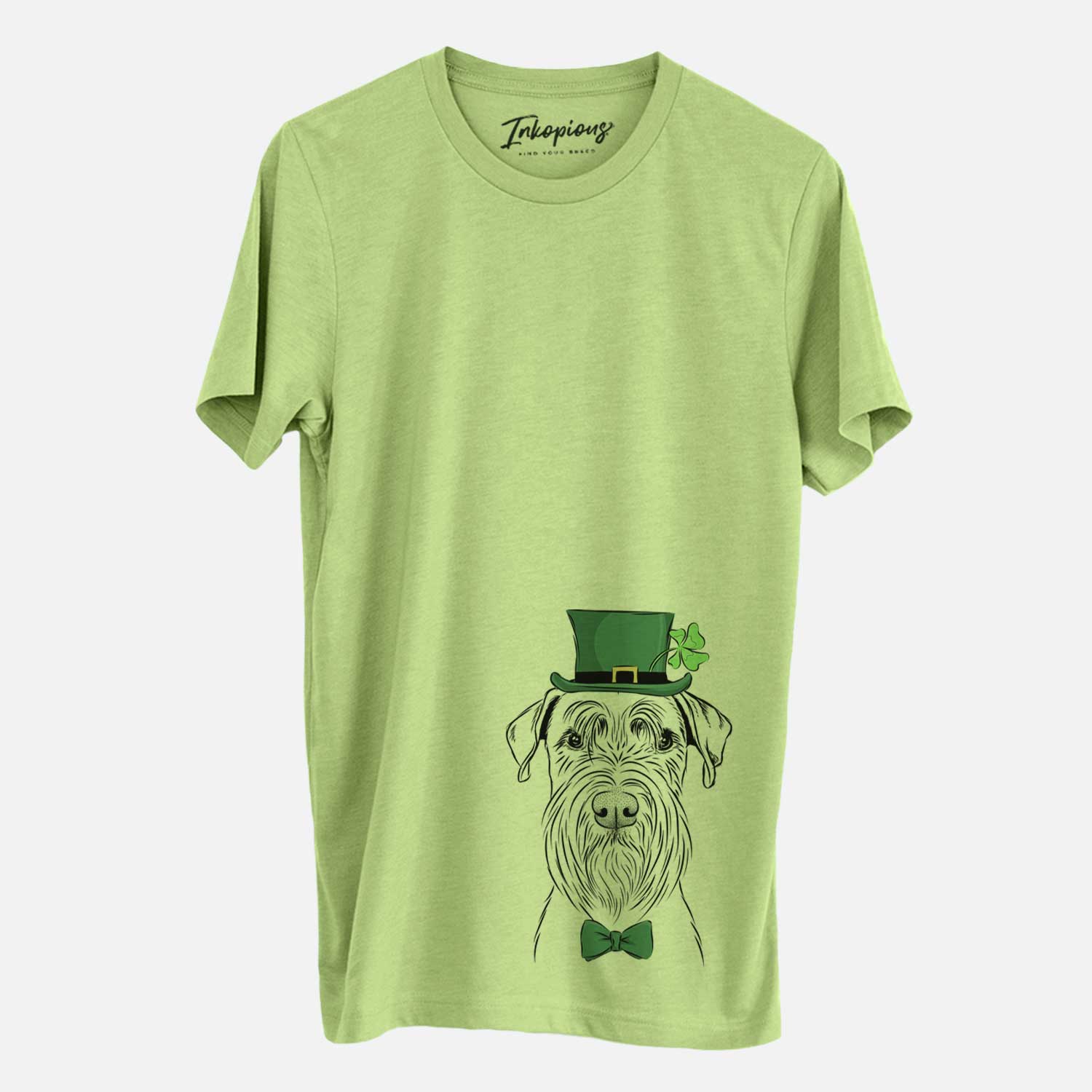 St. Patrick's Milton the Schnauzer - Unisex Crewneck - Image 3