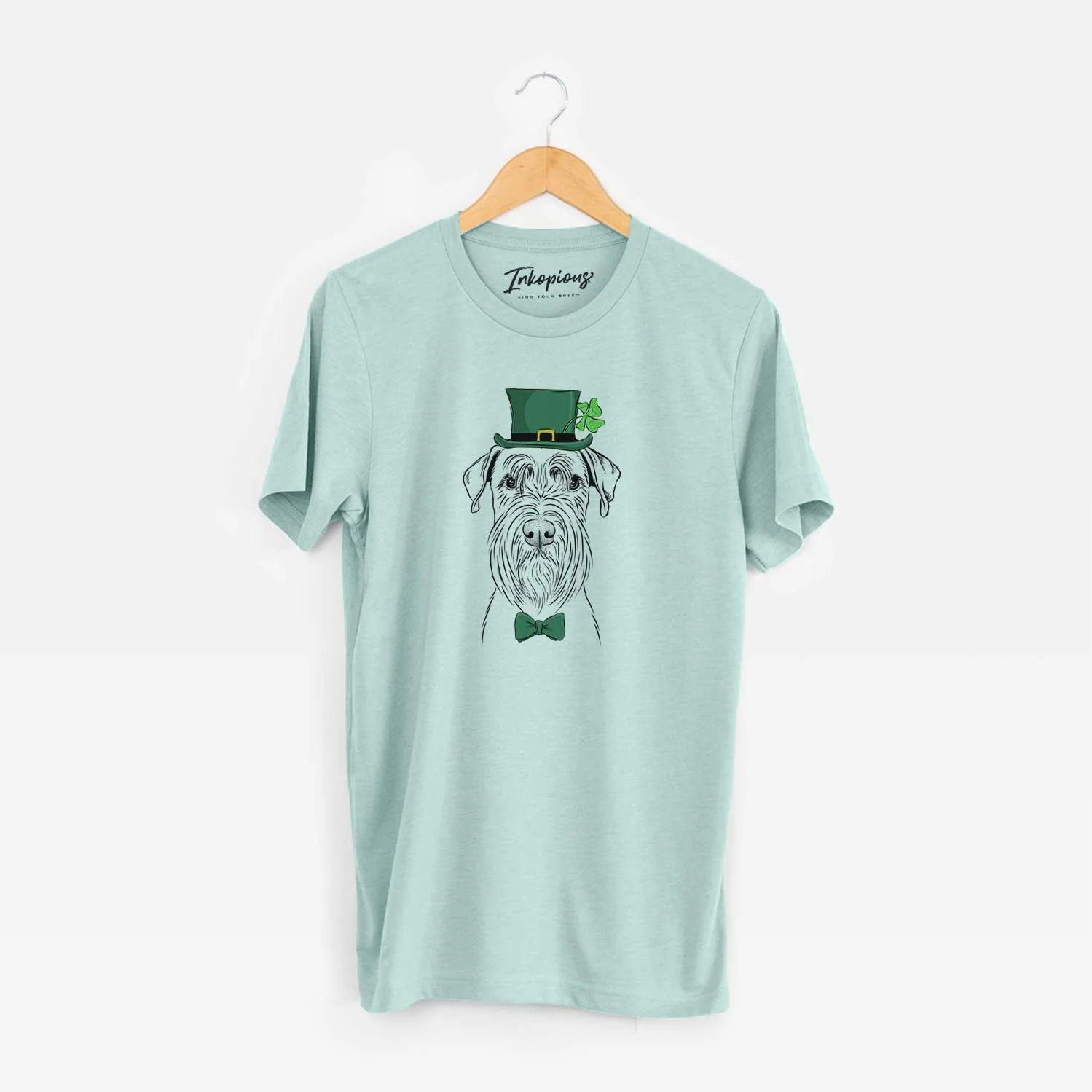 St. Patrick's Milton the Schnauzer - Unisex Crewneck - Image 7