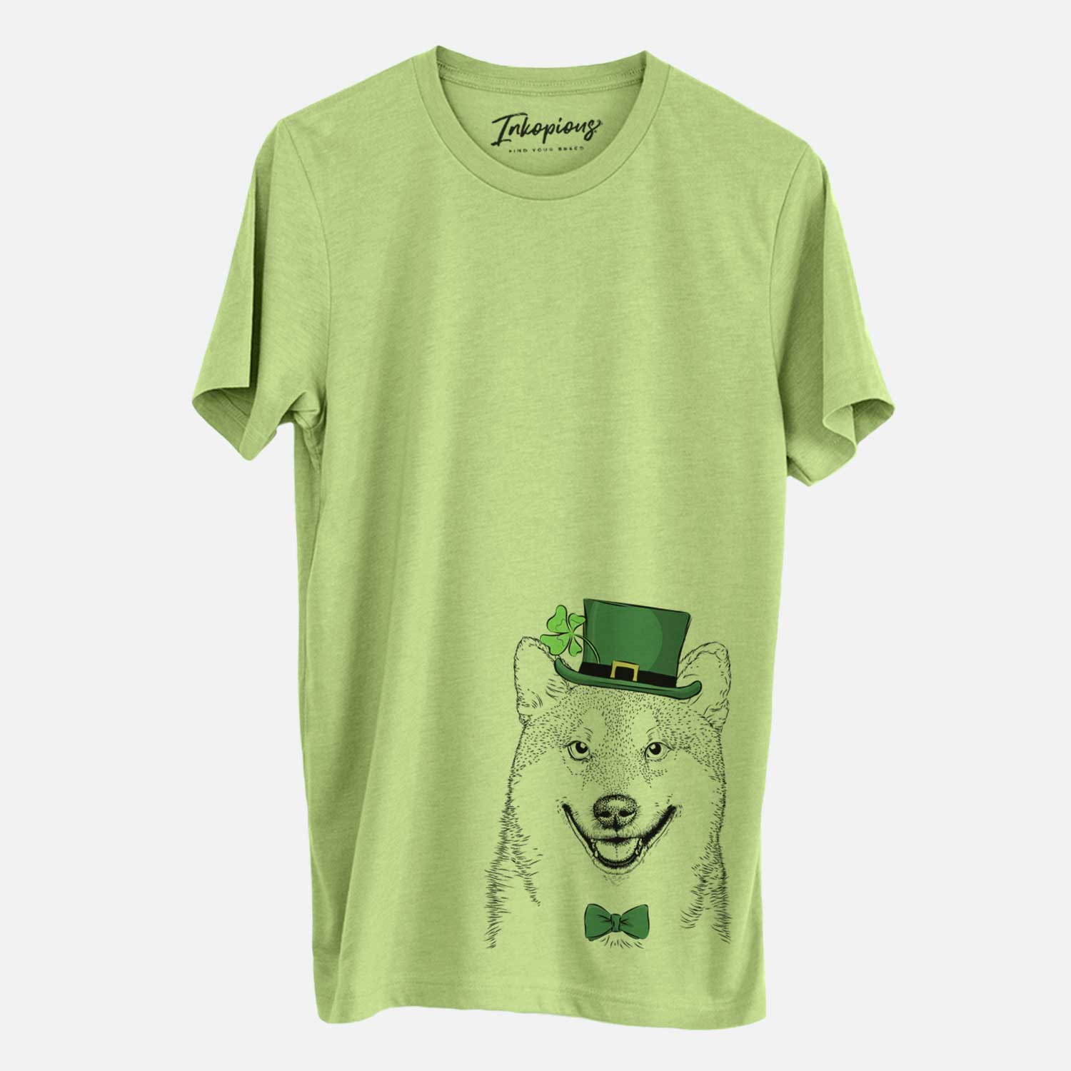 St. Patrick's Mitsu the Shiba Inu - Unisex Crewneck - Image 3