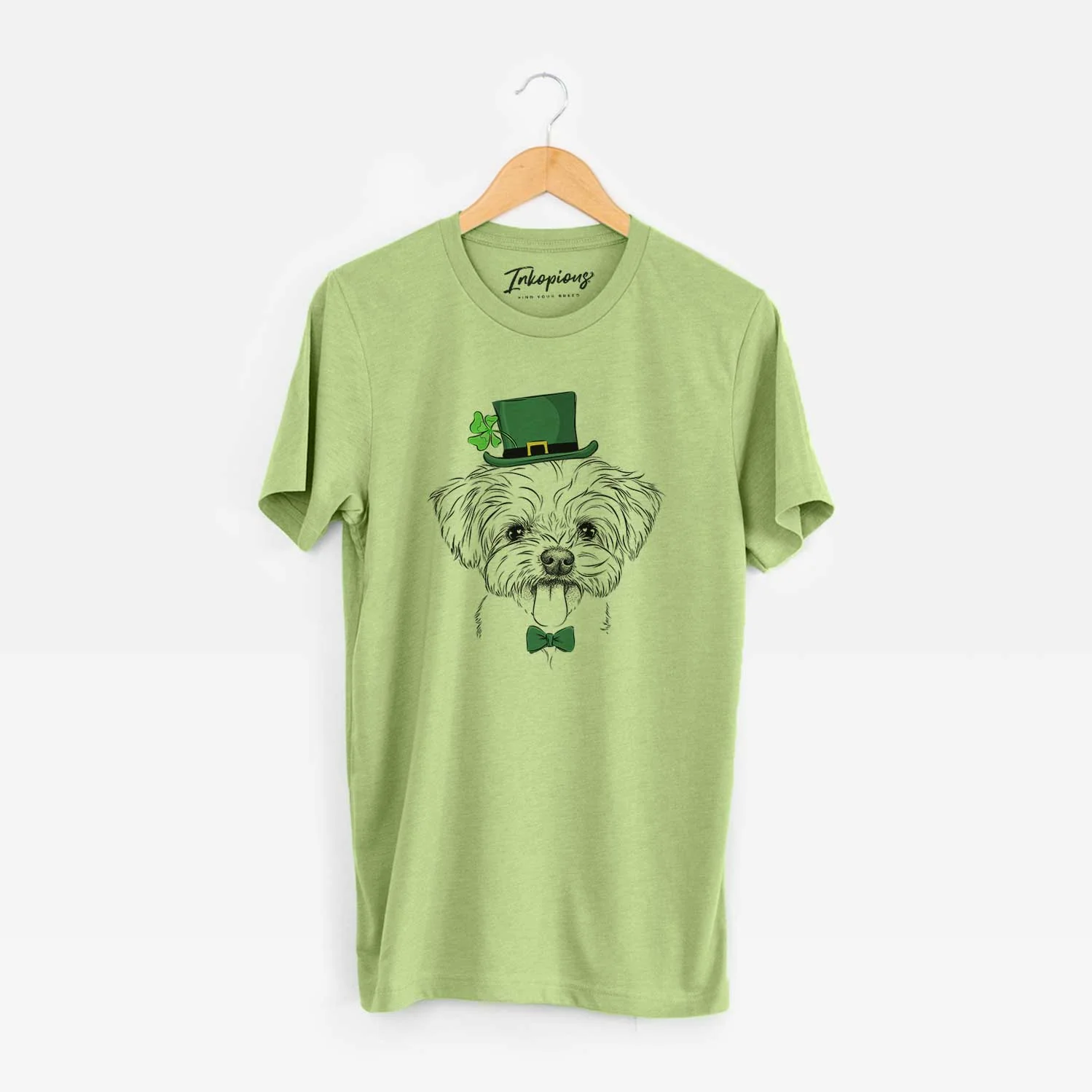 St. Patrick's Mochi the Maltese - Unisex Crewneck - Image 6