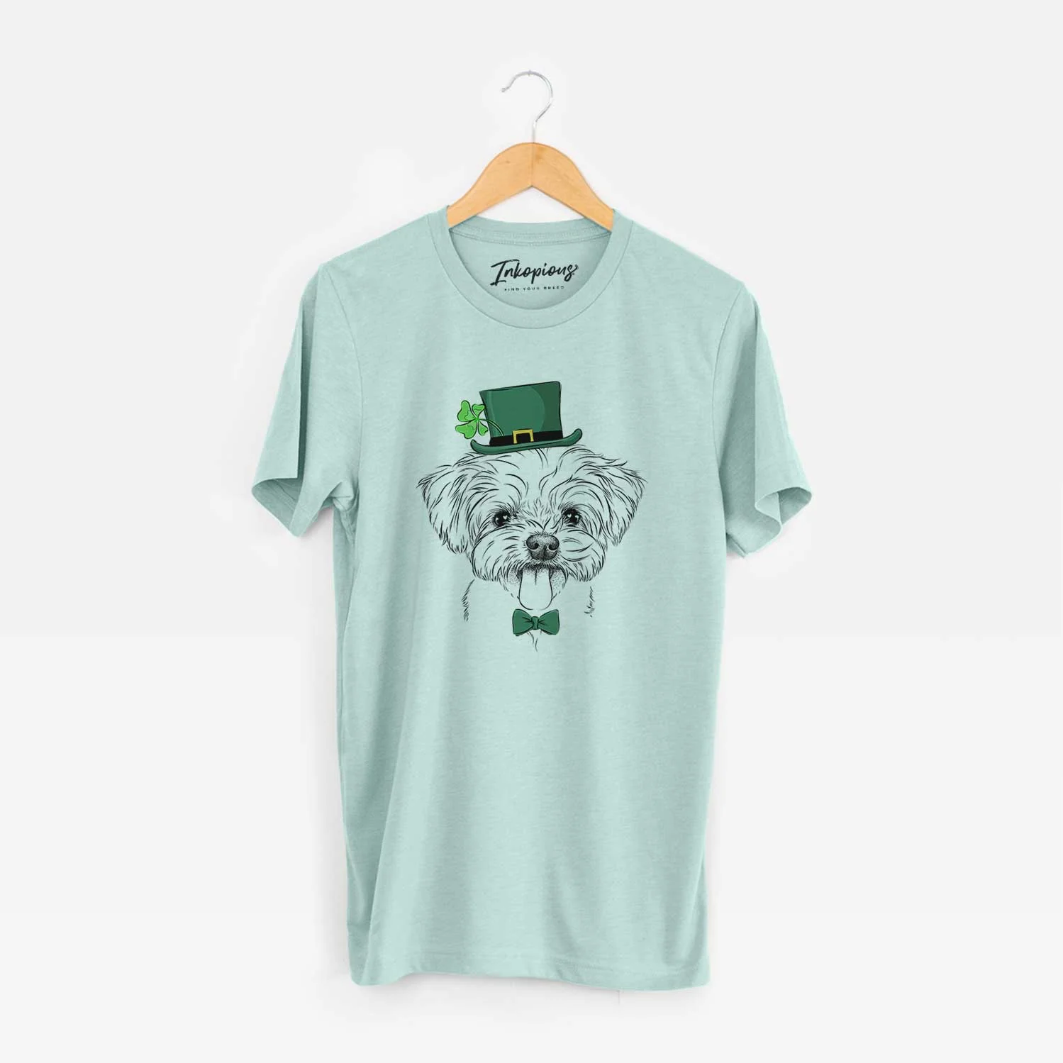 St. Patrick's Mochi the Maltese - Unisex Crewneck - Image 7