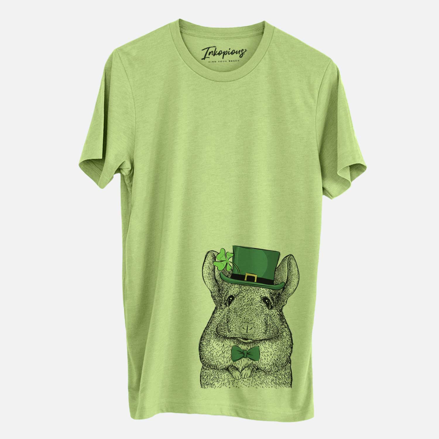 St. Patrick's Mojo the Chinchilla - Unisex Crewneck - Image 3