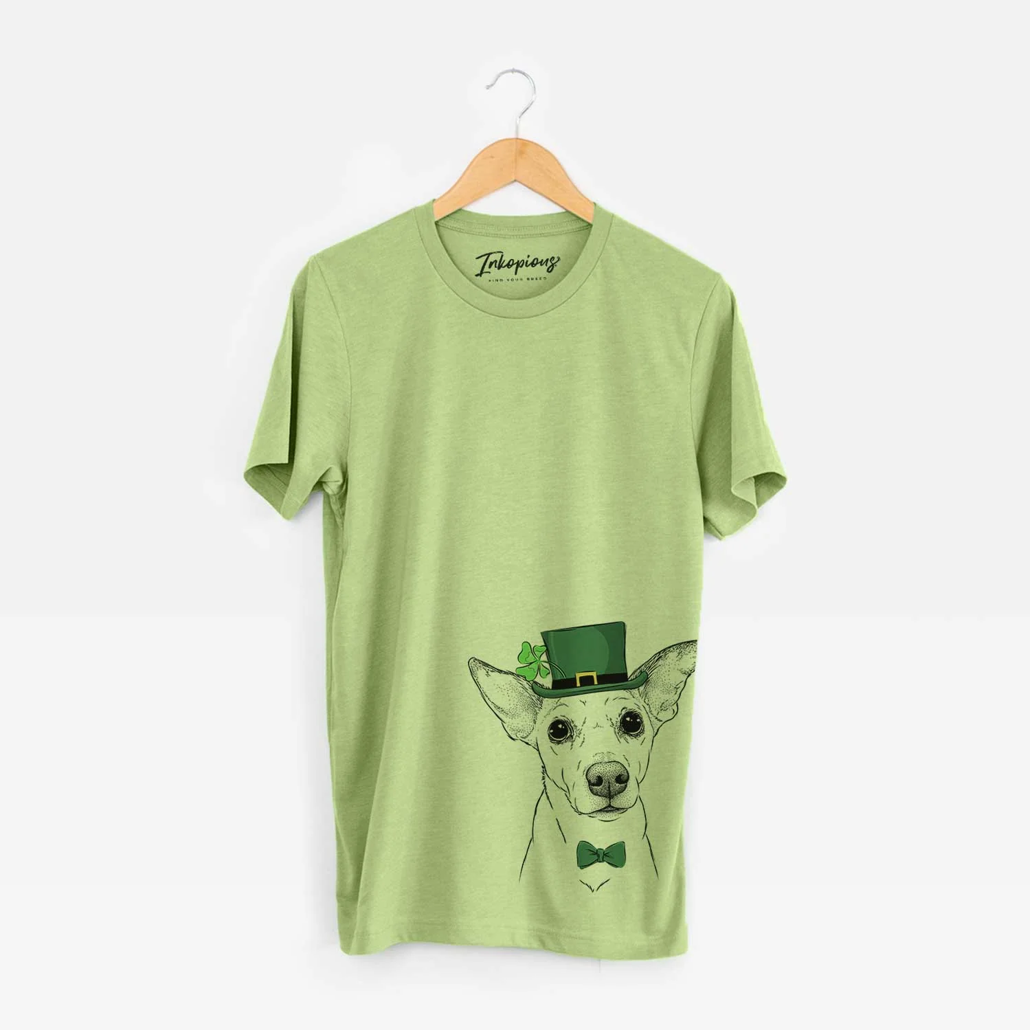 St. Patrick's Molly the Jack Russell Terrier - Unisex Crewneck - Image 3