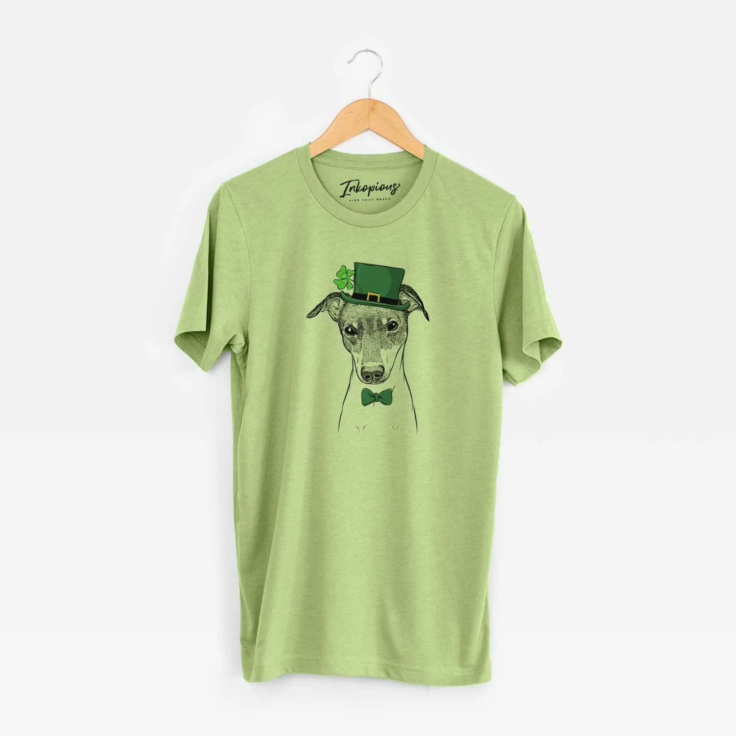 St. Patrick's Momo the Japanese Terrier - Unisex Crewneck - Image 6
