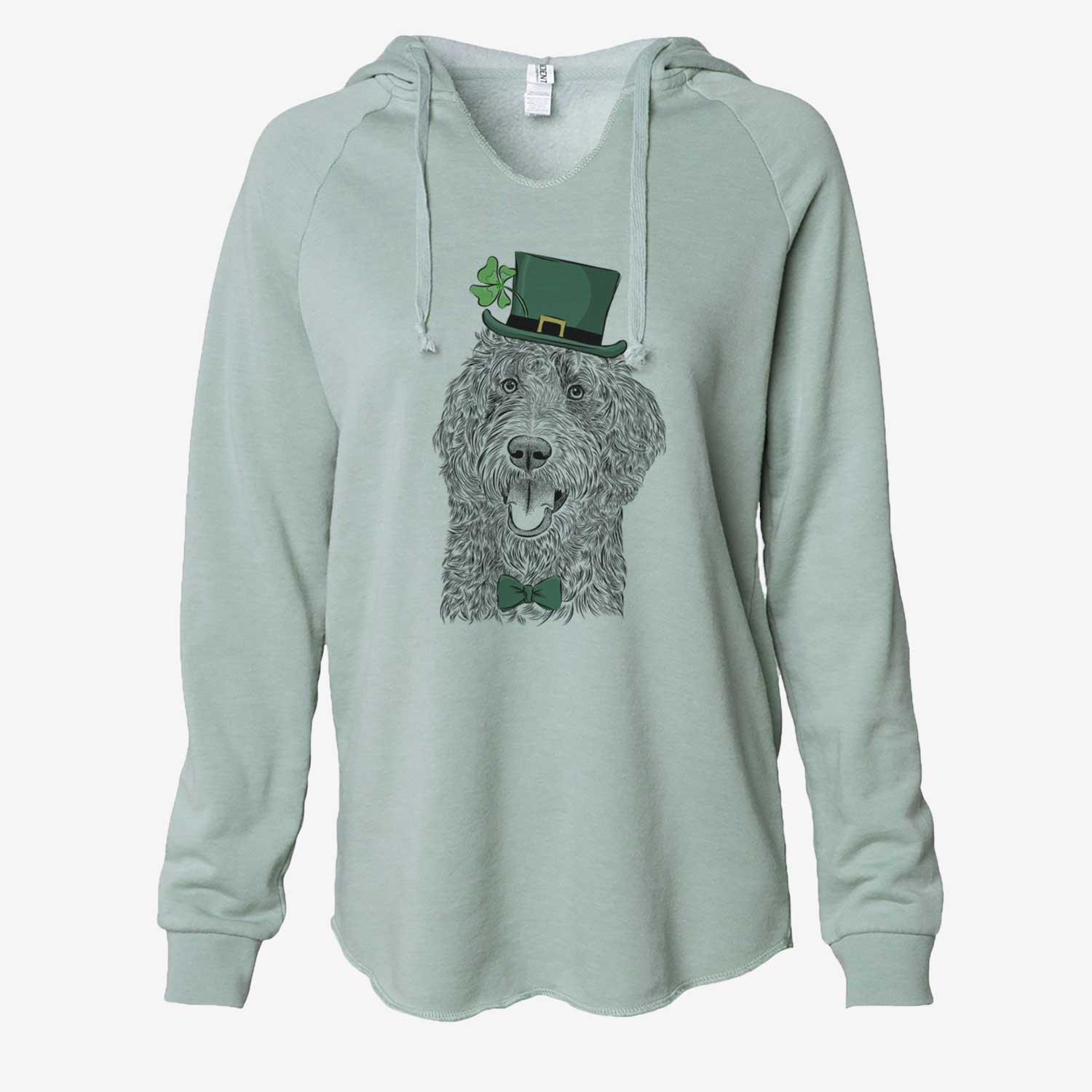 St. Patrick's Murr Dog the Labradoodle - Cali Wave Hooded Sweatshirt - Image 6