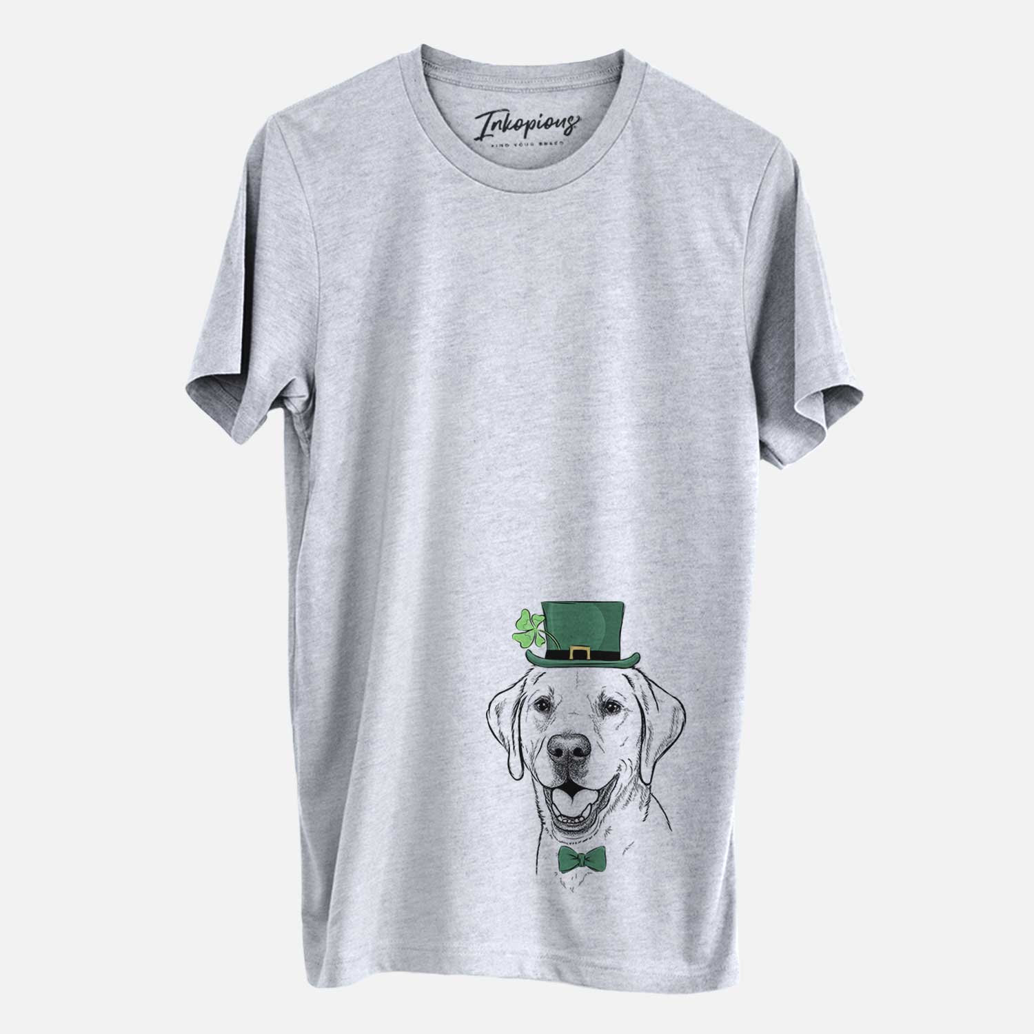 St. Patrick's Nate the Labrador Retriever - Unisex Crewneck - Image 2