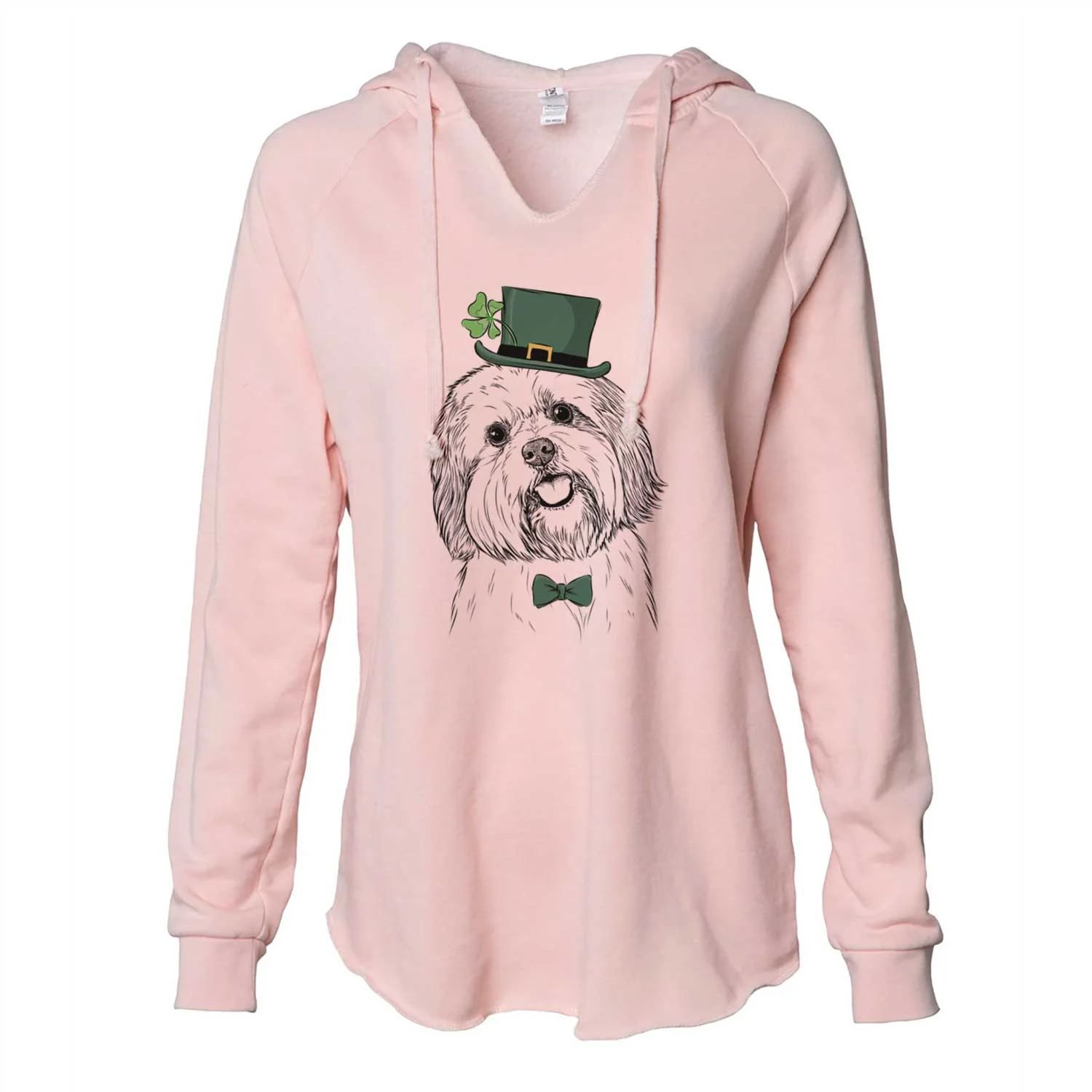 St. Patrick's Nikka the Lowchen - Cali Wave Hooded Sweatshirt - Image 4