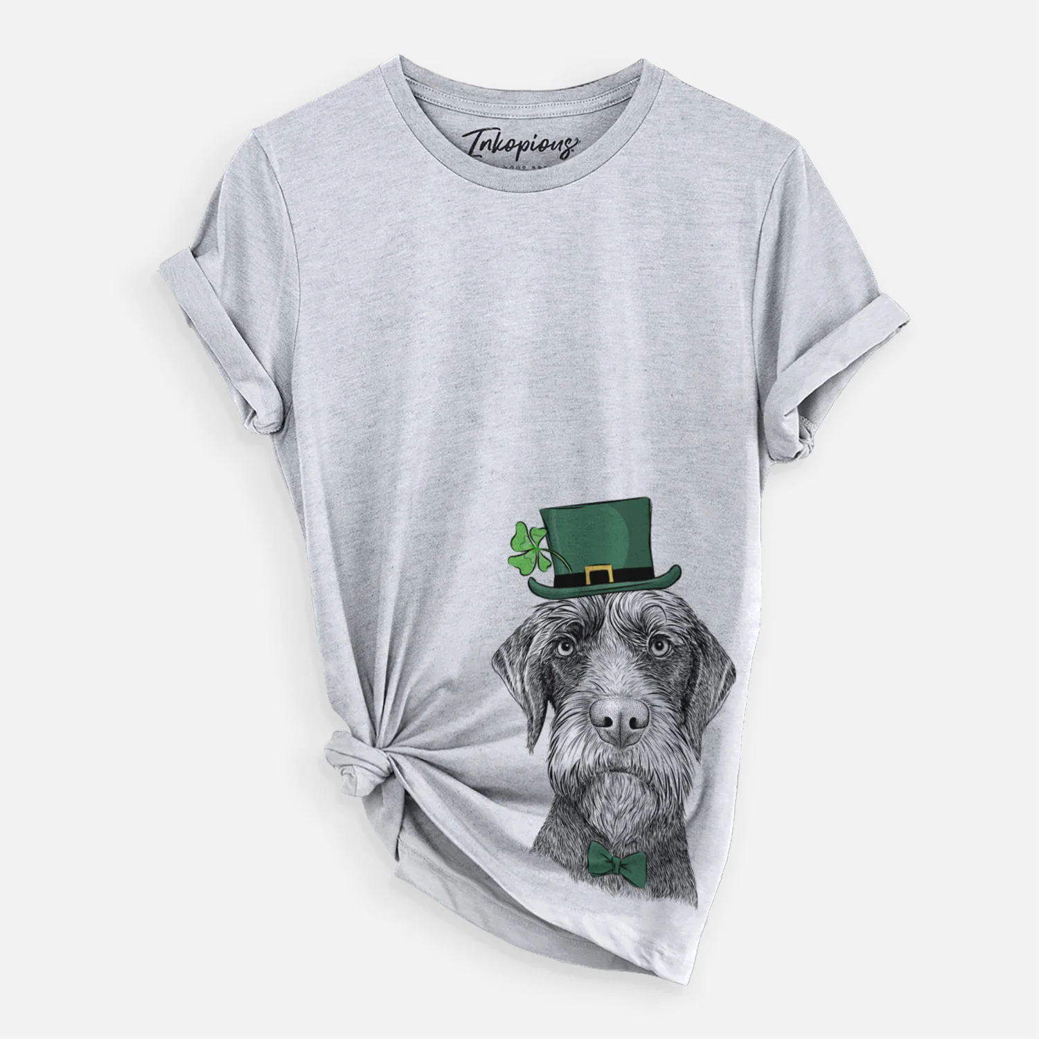 St. Patrick's Oakley the Pudelpointer - Unisex Crewneck - Image 2