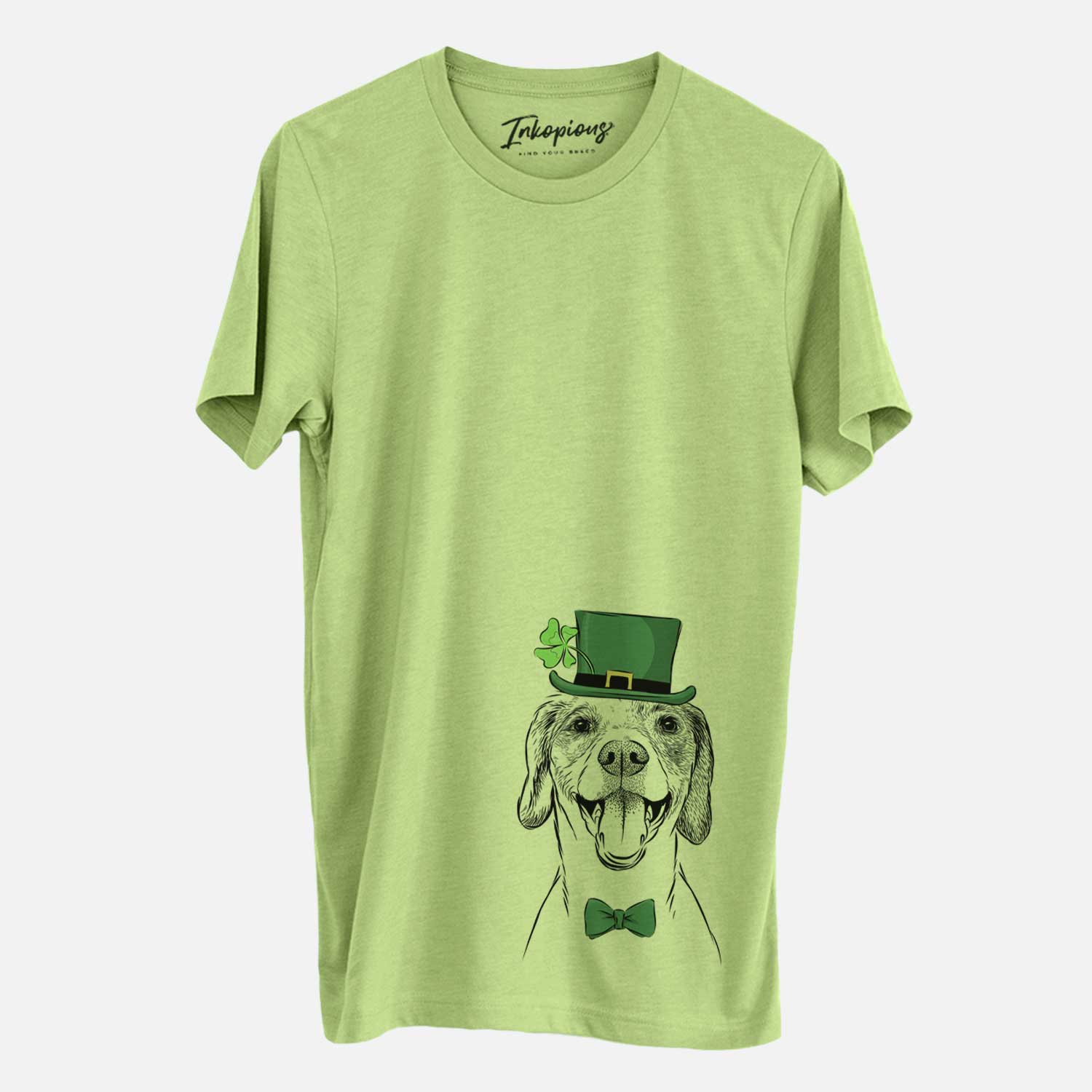 St. Patrick's Obi the Beagle Mix - Unisex Crewneck - Image 3