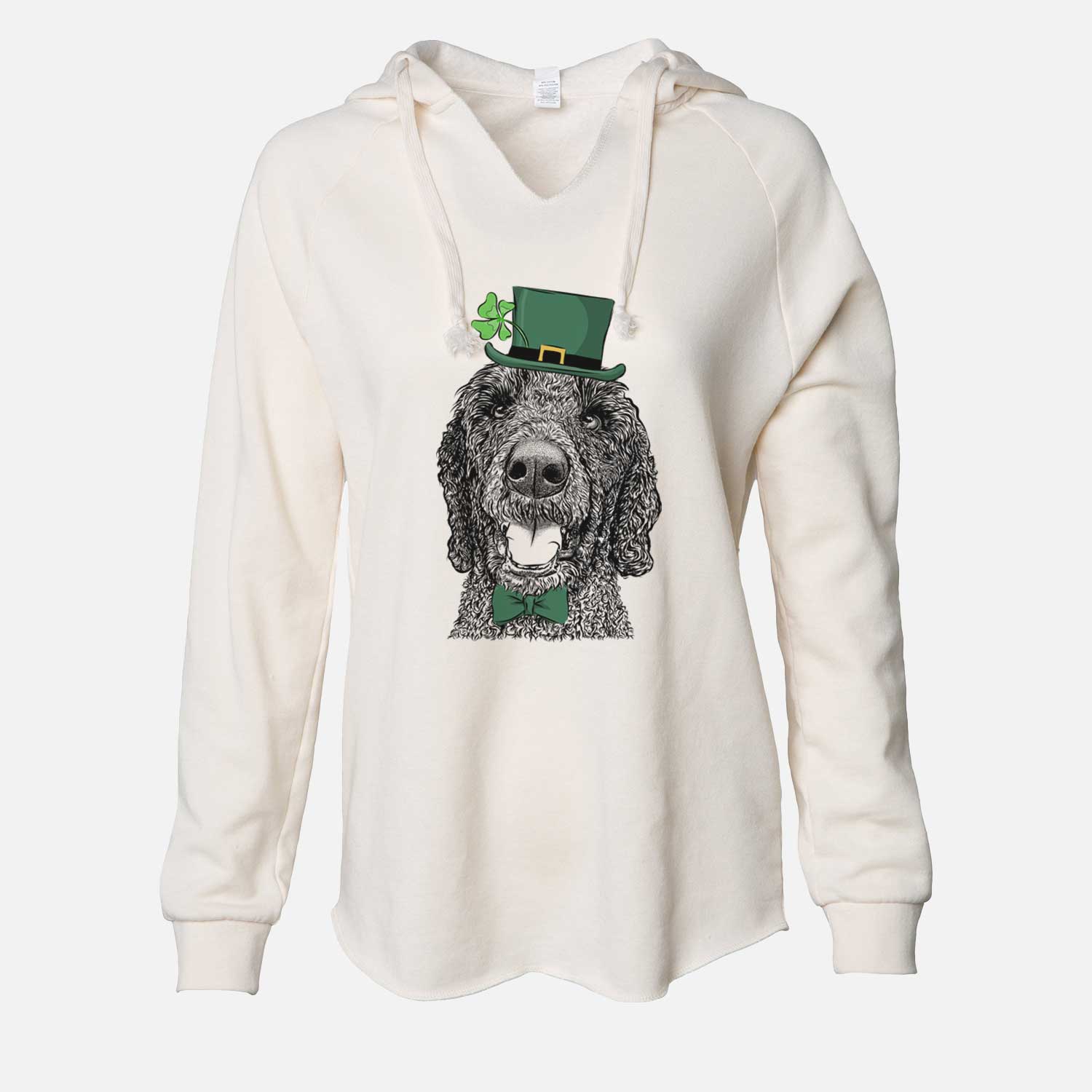 St. Patrick's Obi James the Goldendoodle - Cali Wave Hooded Sweatshirt - Image 7