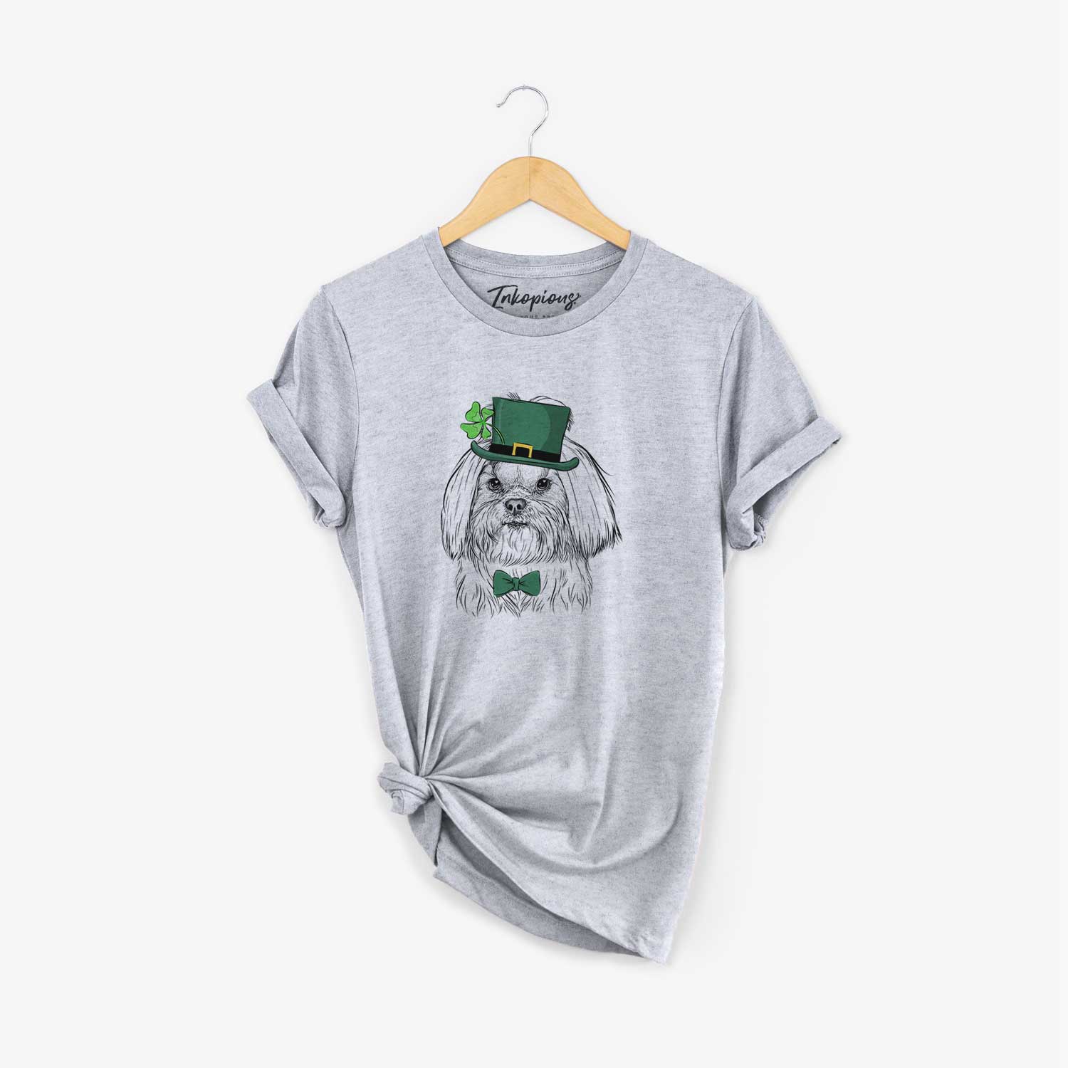 St. Patrick's Olga the Shih Tzu - Unisex Crewneck - Image 5